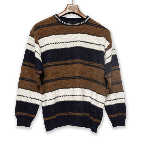 Maglione Vintage a righe - Taglia XL