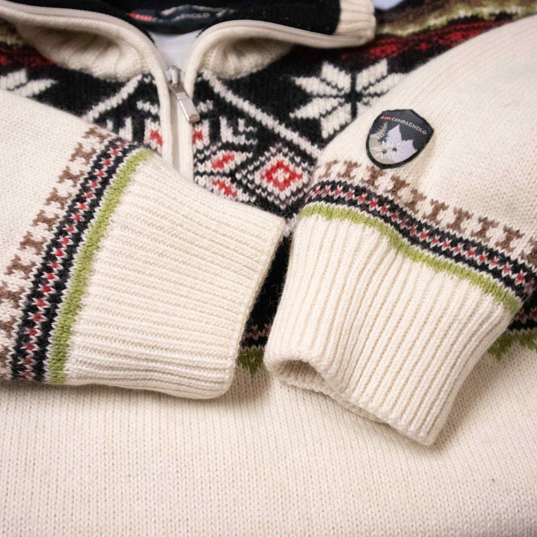 Vintage sweater lined 50% wool - Size L/XL