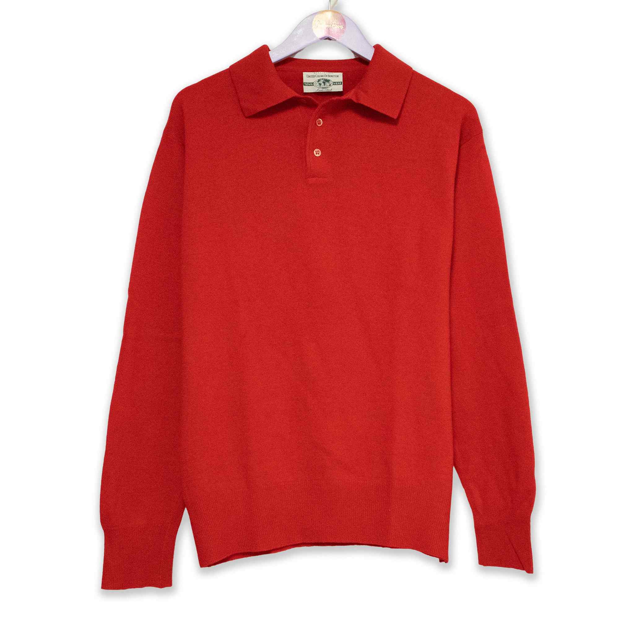 Benetton 100% wool Vintage sweater - Size L