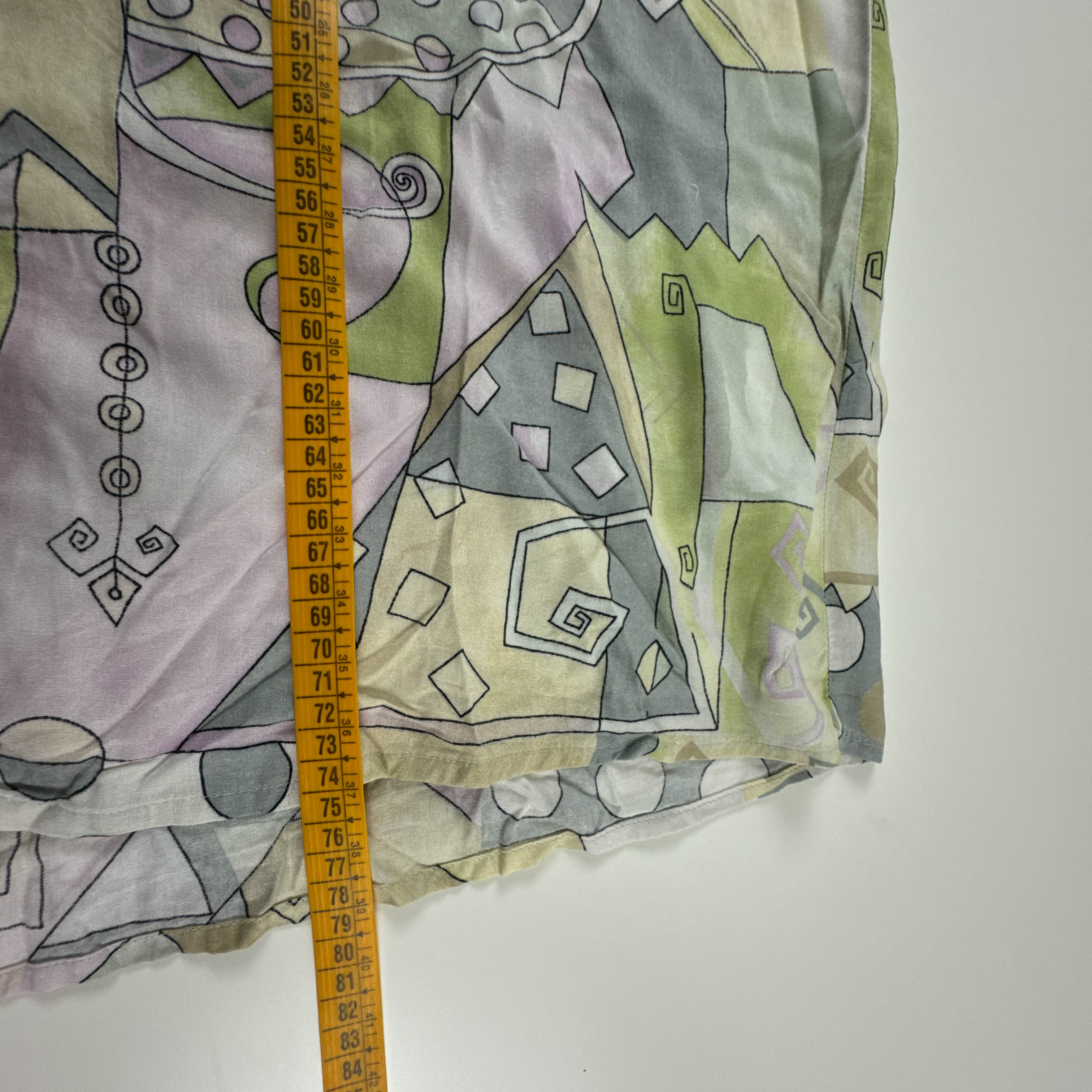 Camicia Vintage multicolore astratta geometrica anni 80 90 - Taglia L/XL uomo