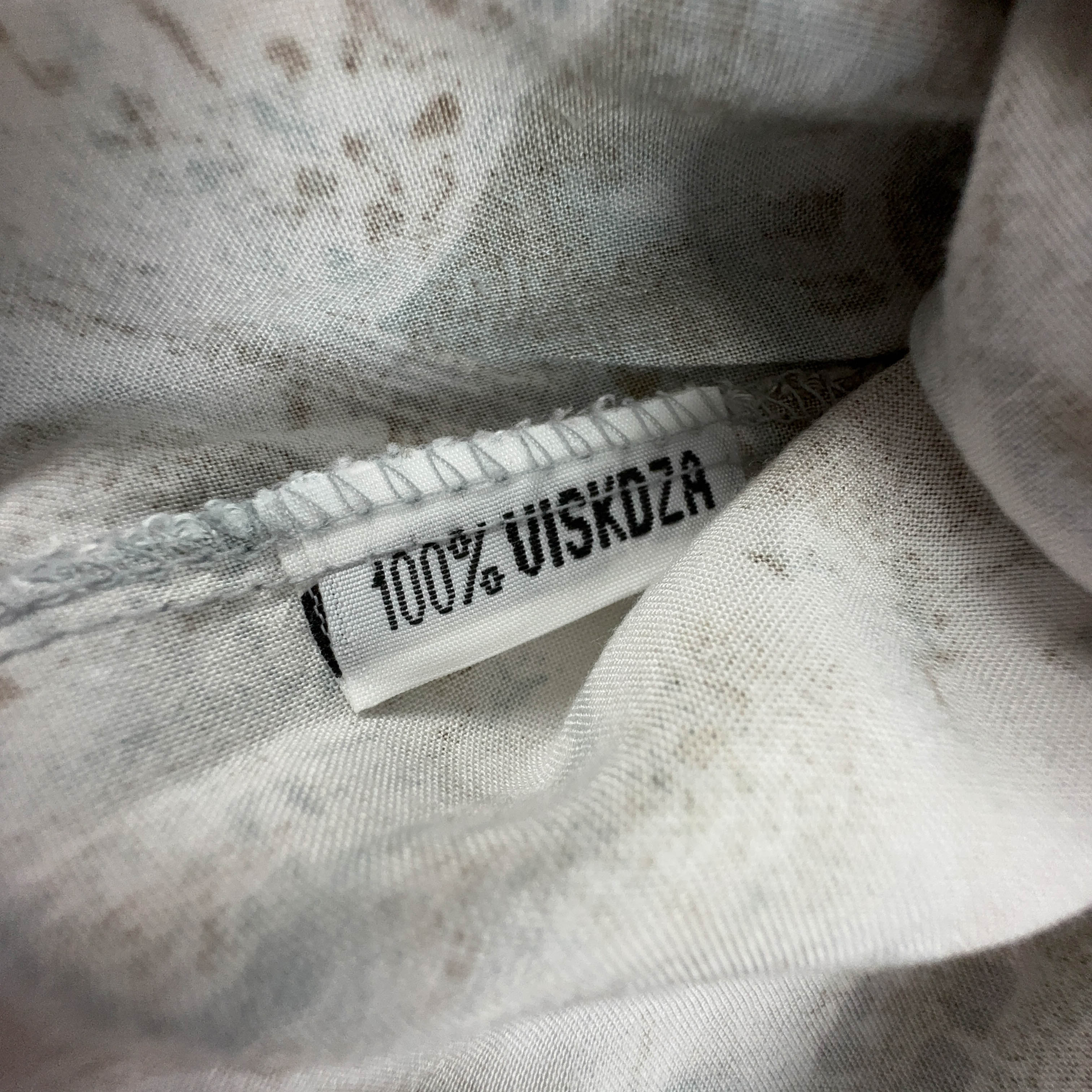 Camicia Vintage multicolore a fantasia astratta - Taglia M uomo