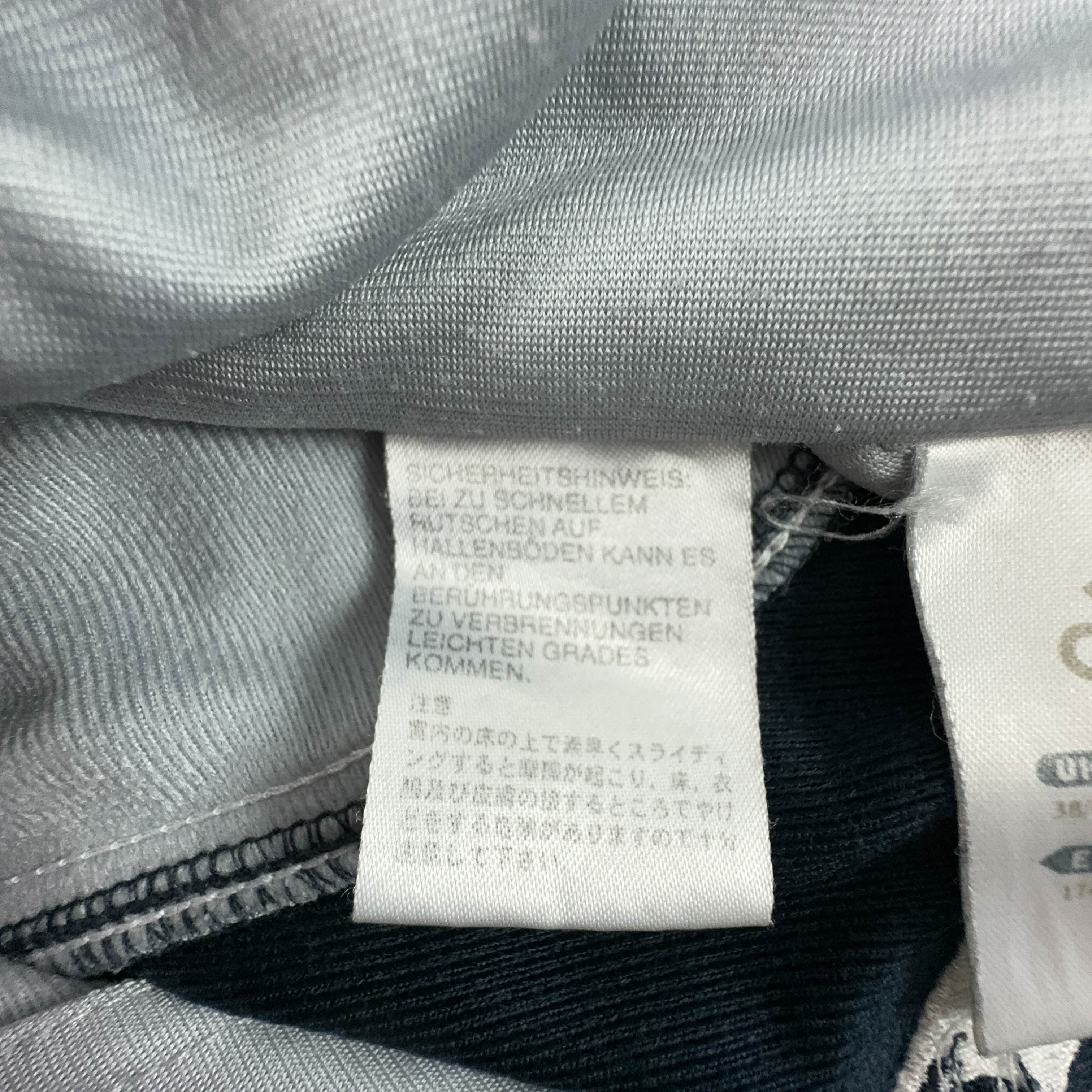 Felpa Adidas Vintage grigia con zip anni 2000 - Taglia 38 40 uomo