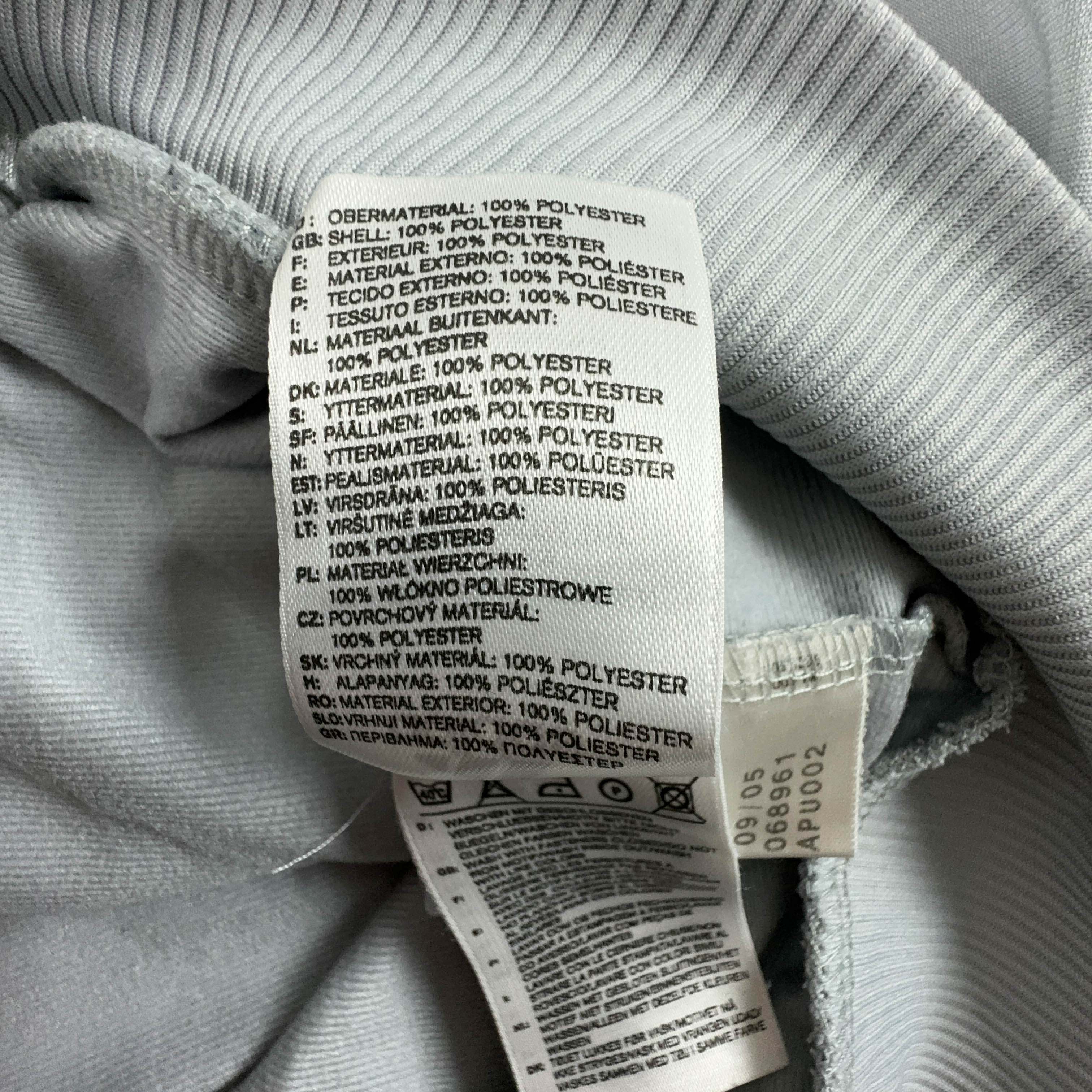 Felpa Adidas Vintage grigia con zip anni 2000 - Taglia 38 40 uomo