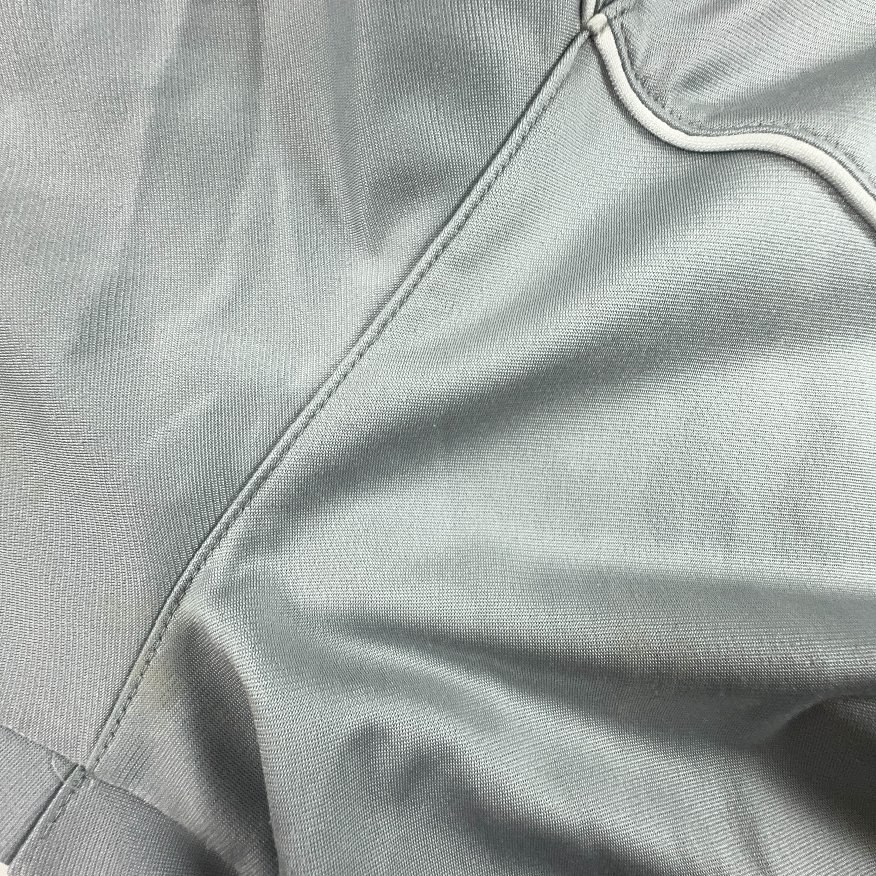 Felpa Adidas Vintage grigia con zip anni 2000 - Taglia 38 40 uomo