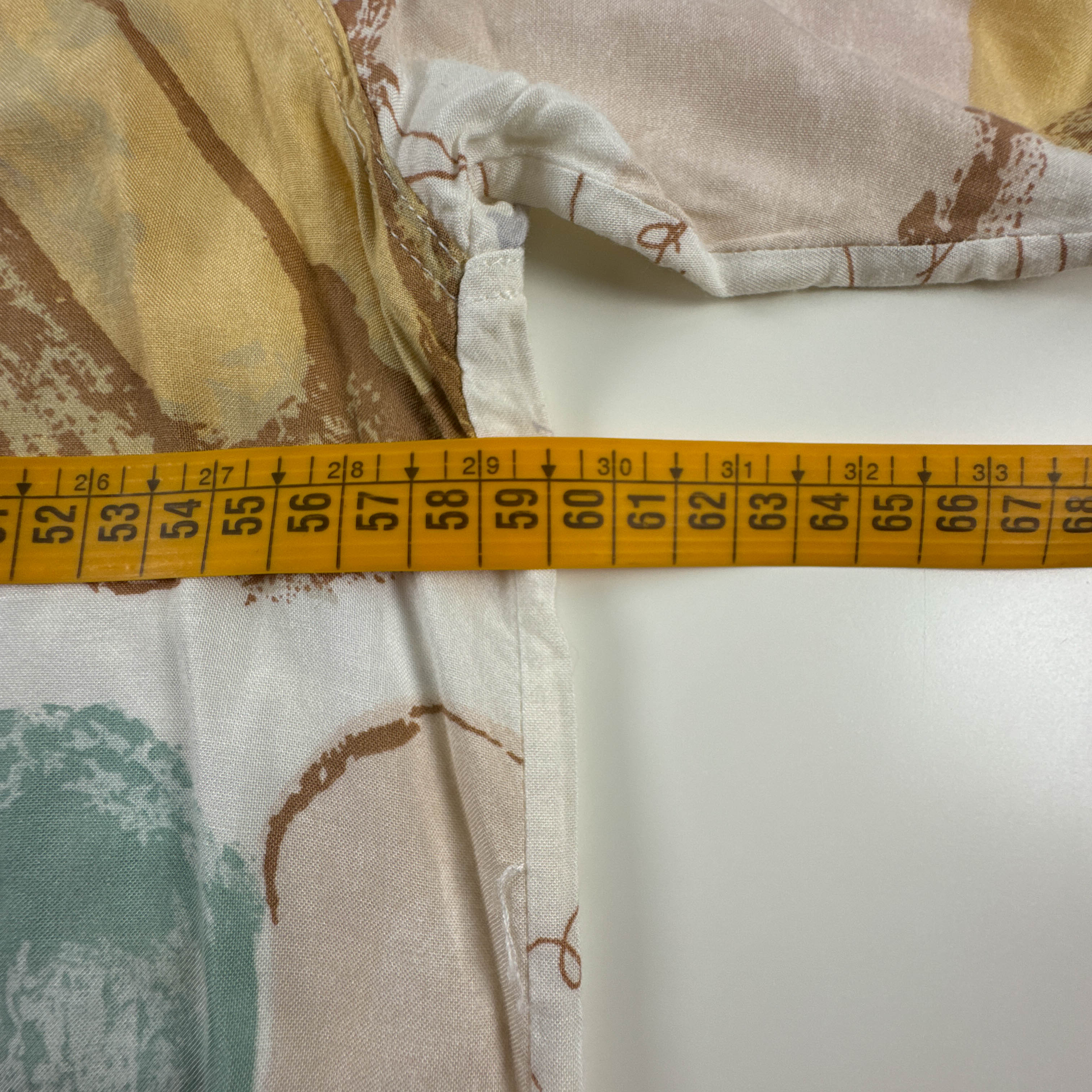 Camicia Vintage multicolore fantasia astratta anni 80 90 - Taglia XL uomo