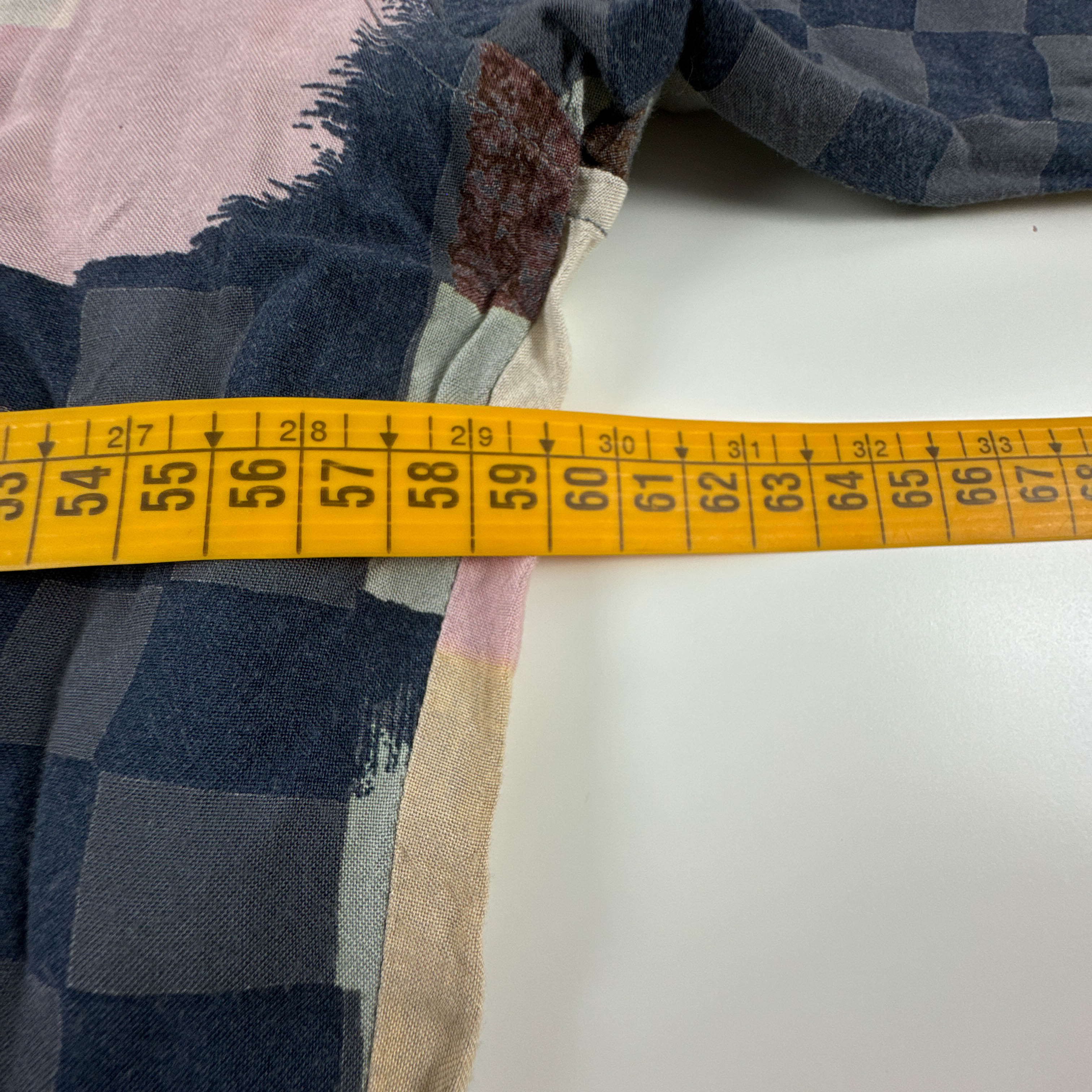 Camicia Vintage multicolore fantasia astratta geometrica anni 80 90 - Taglia L uomo