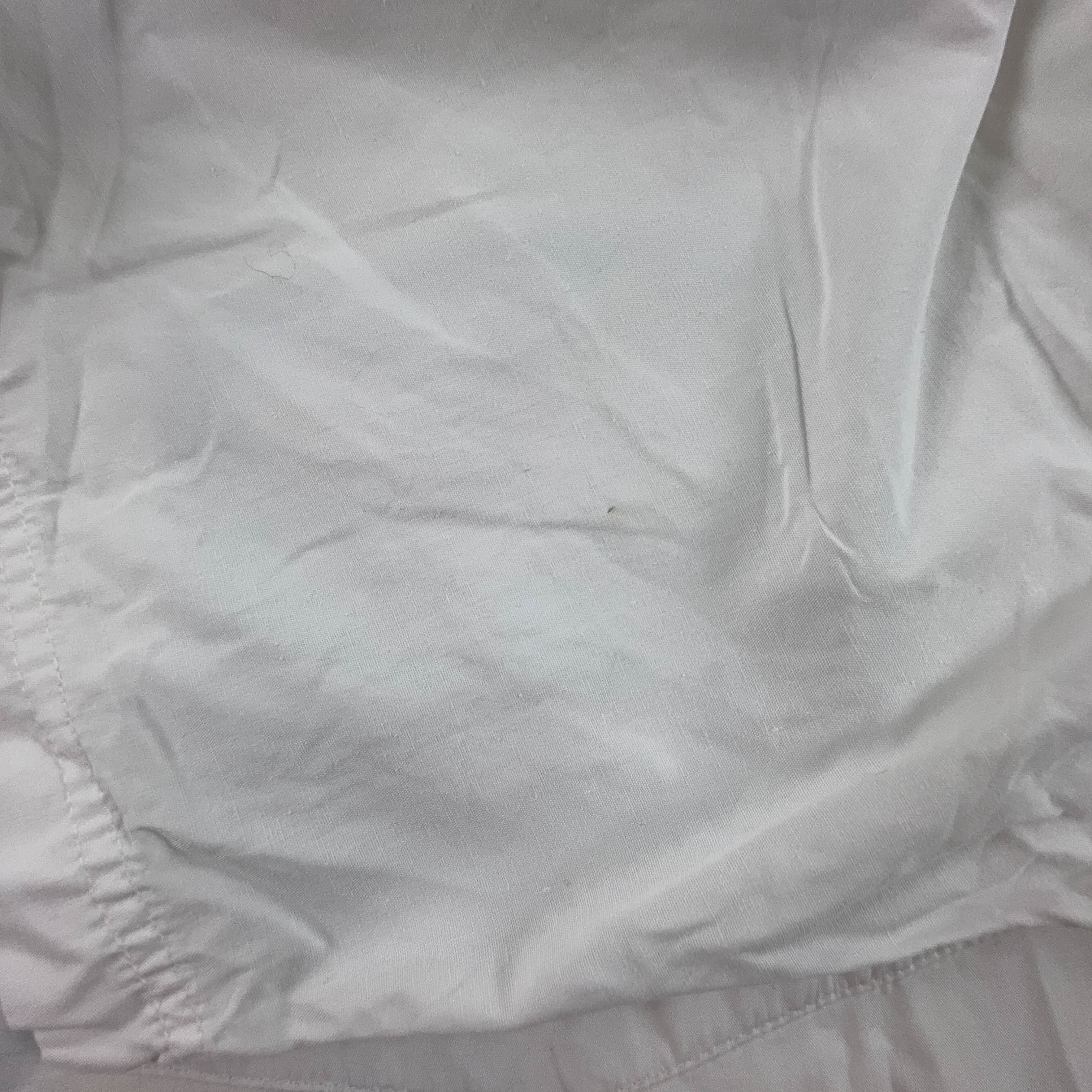 Camicia Vintage bianca con stampa sul retro - Taglia L/XL uomo