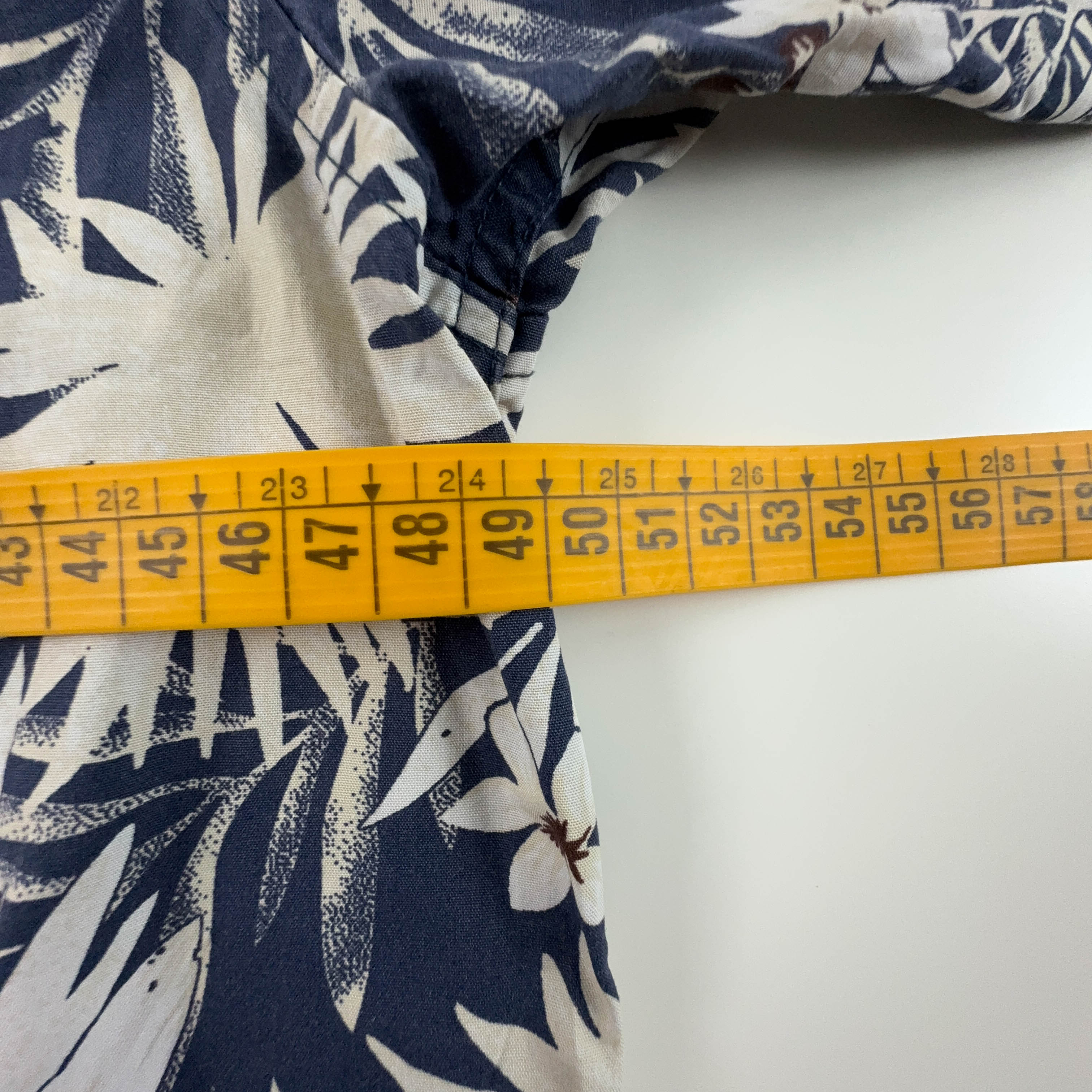 Camicia Dickies Vintage blu scura a fantasia astratta - Taglia XS/S uomo