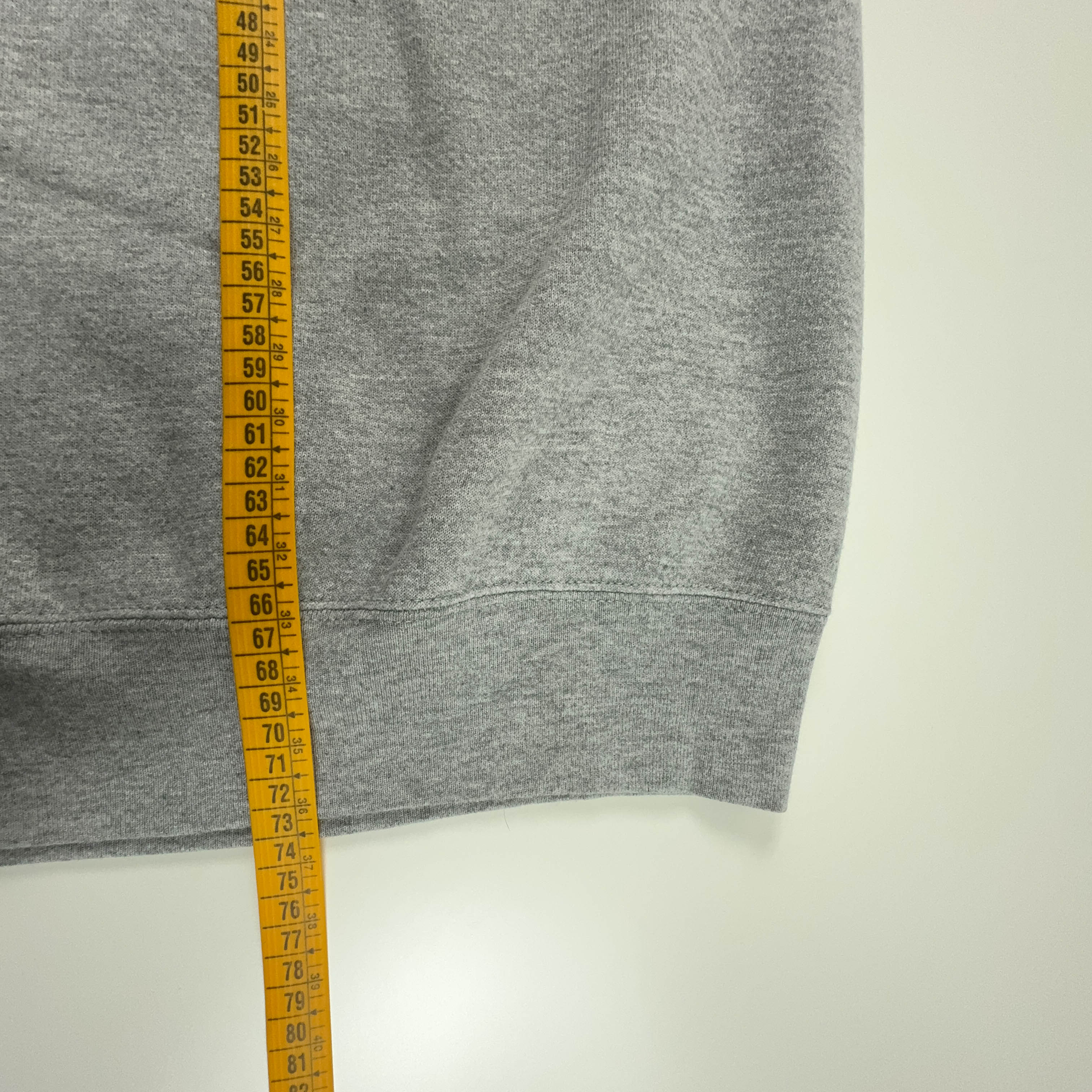 Felpa Lee Cowboys Dallas Vintage grigia a girocollo con stampa Made in USA - Taglia XL/XXL uomo