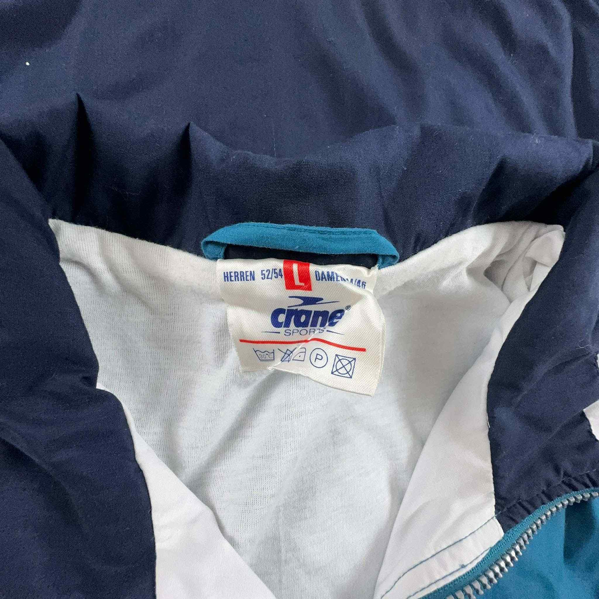 Giacca a vento Vintage anni 90 blu - Taglia L/XL uomo