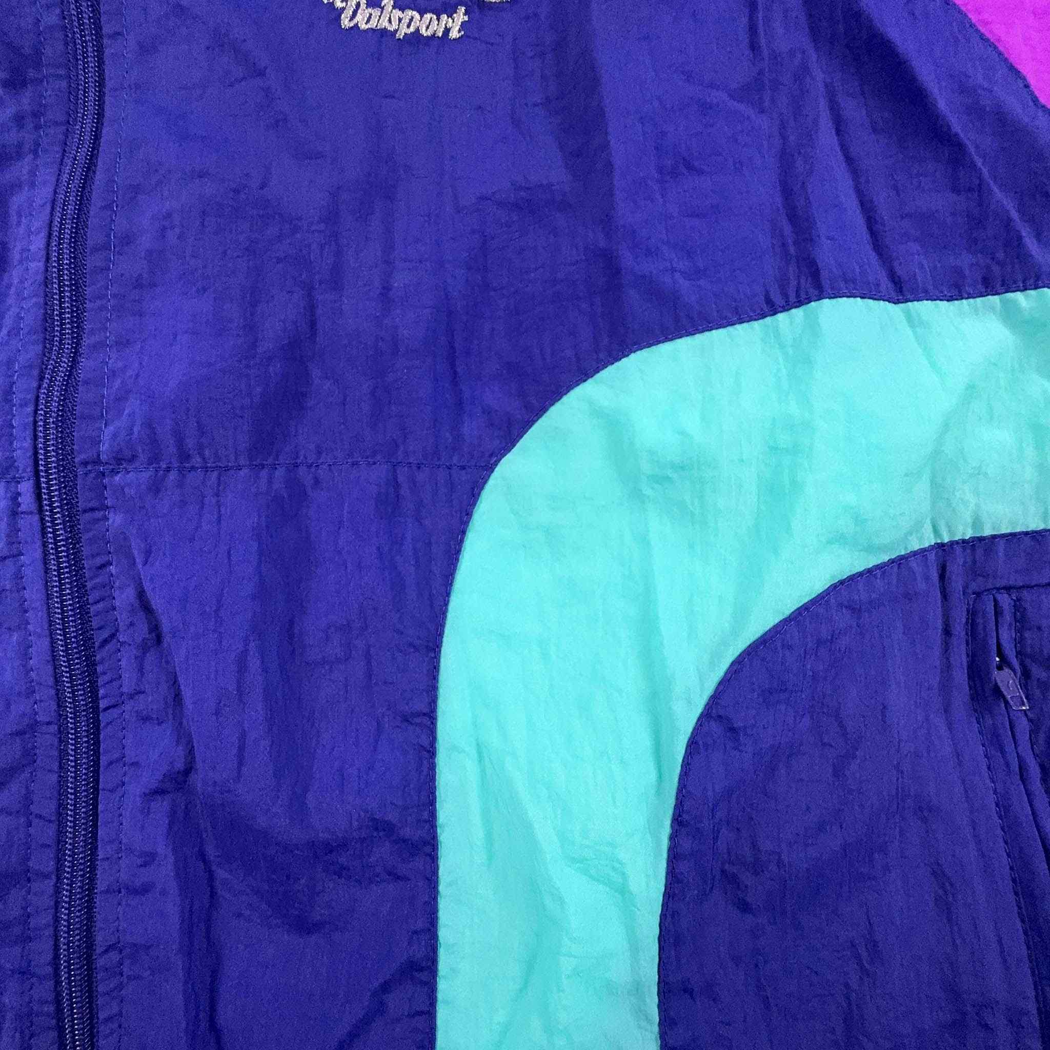 Giacca a vento Vintage blu Valsport - Taglia L/XL uomo