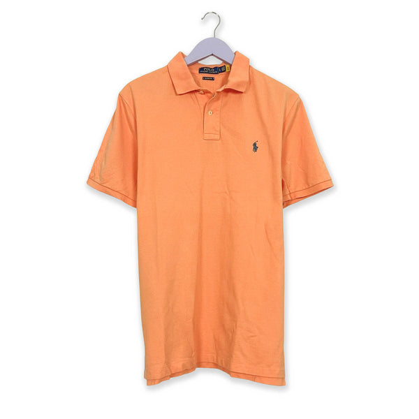 Polo Ralph Lauren arancione tinta unita classic fit - Taglia L/XL uomo