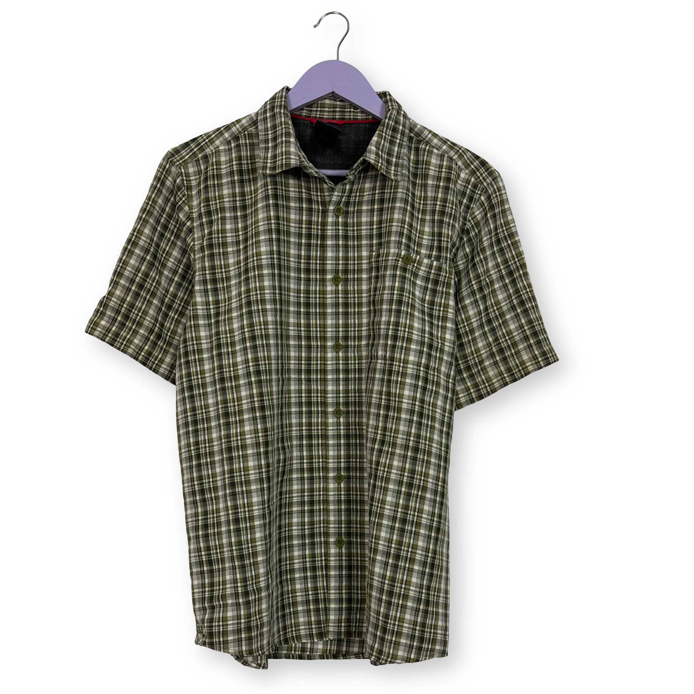 Camicia The North face verde e bianca a quadretti - Taglia M uomo