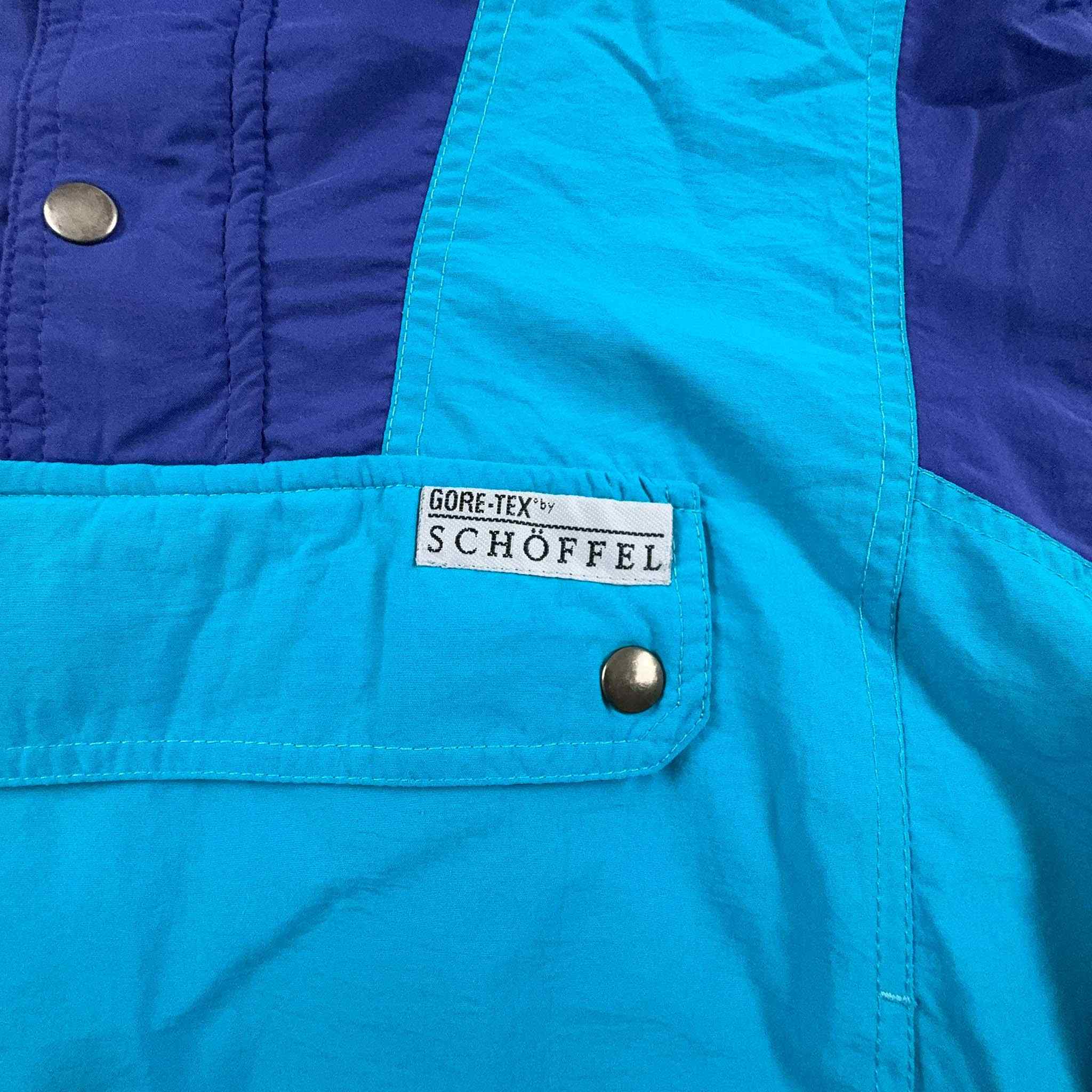 Vintage Gore-tex Windbreaker Jacket Blue - Size L Men