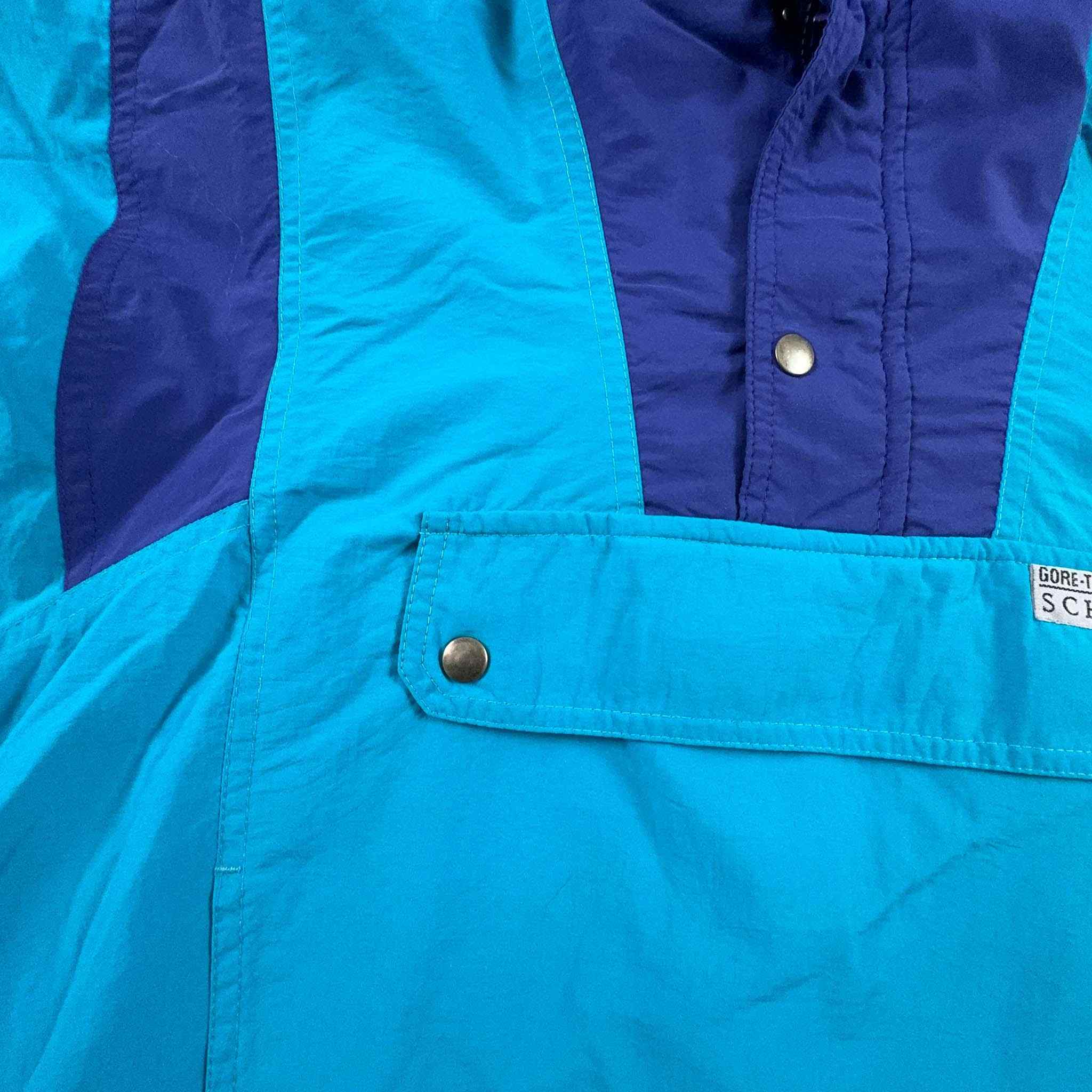 Vintage Gore-tex Windbreaker Jacket Blue - Size L Men