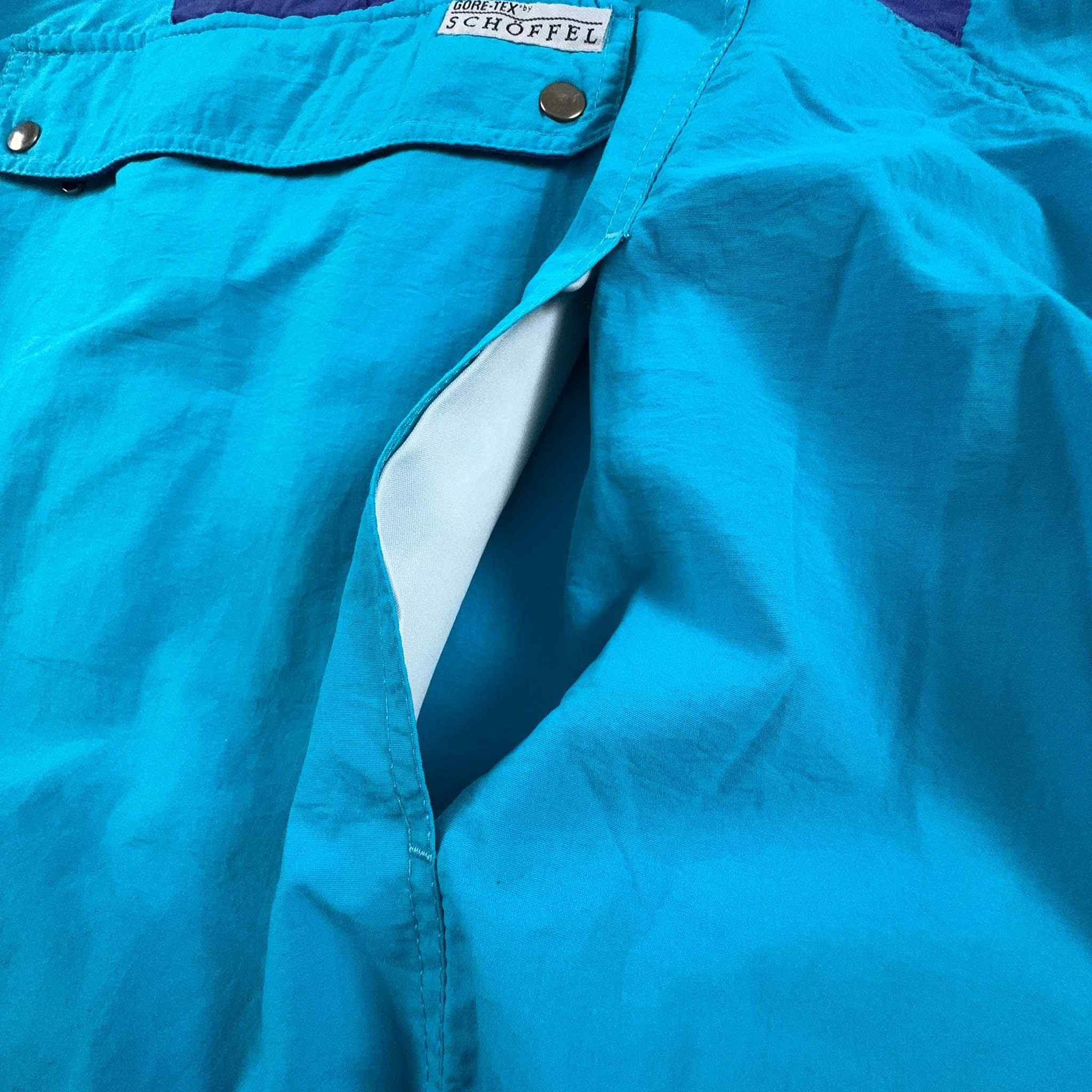 Vintage Gore-tex Windbreaker Jacket Blue - Size L Men