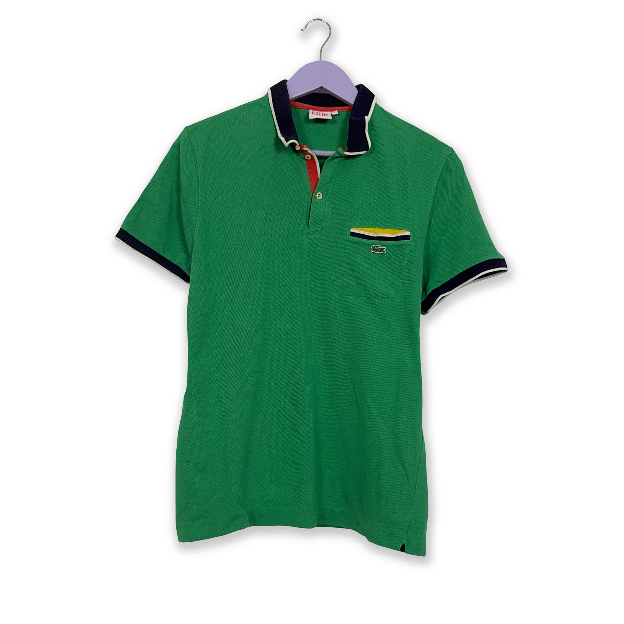 Polo Lacoste Live verde a tinta unita - Taglia M uomo