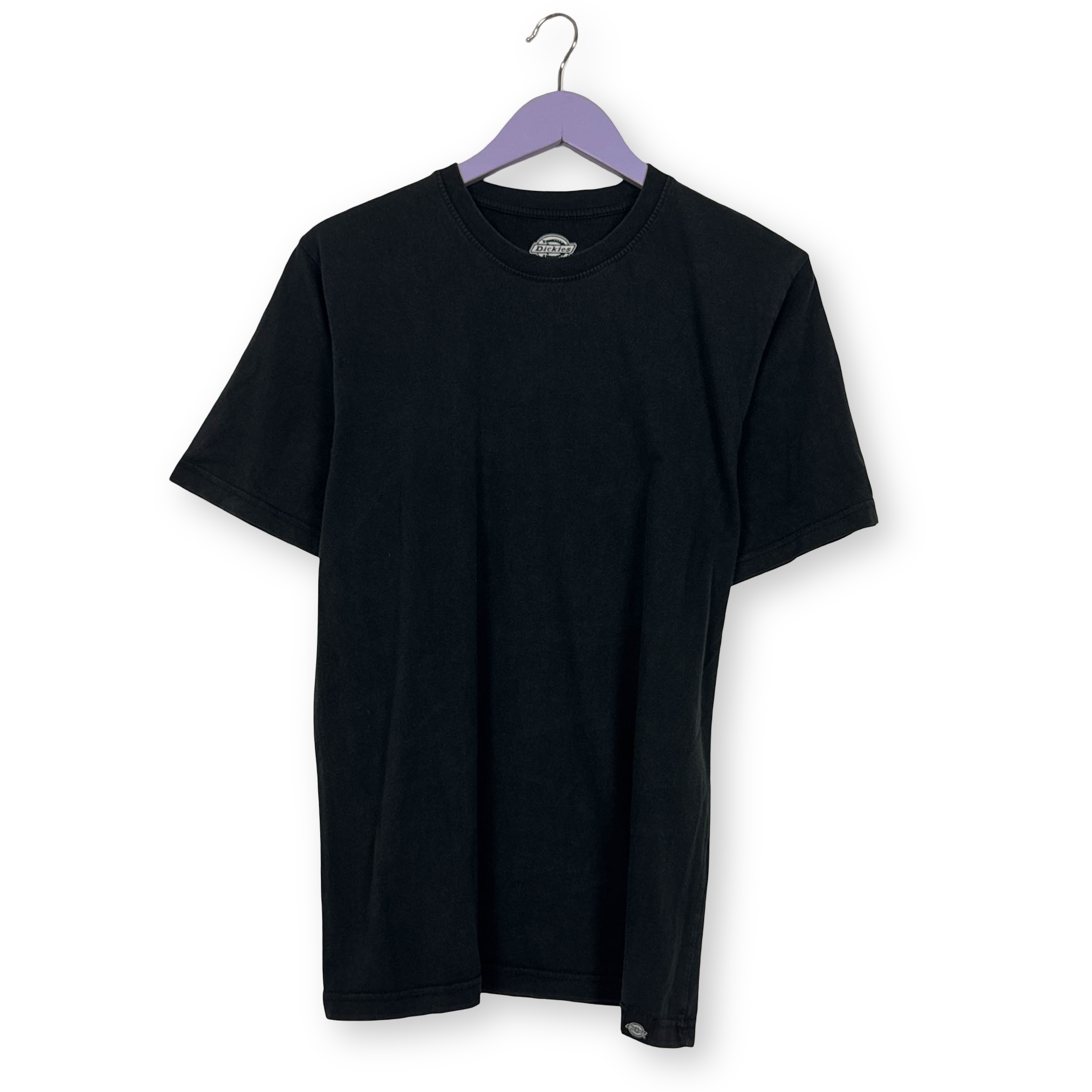 T shirt Dickies nera a girocollo in cotone - Taglia M uomo