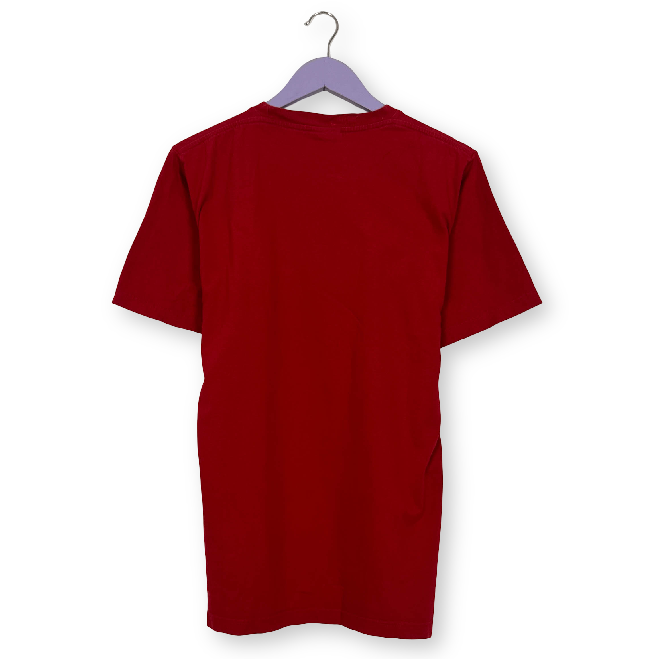 T shirt Nike Vintage rossa con stampa a girocollo in cotone anni 00 - Taglia M uomo