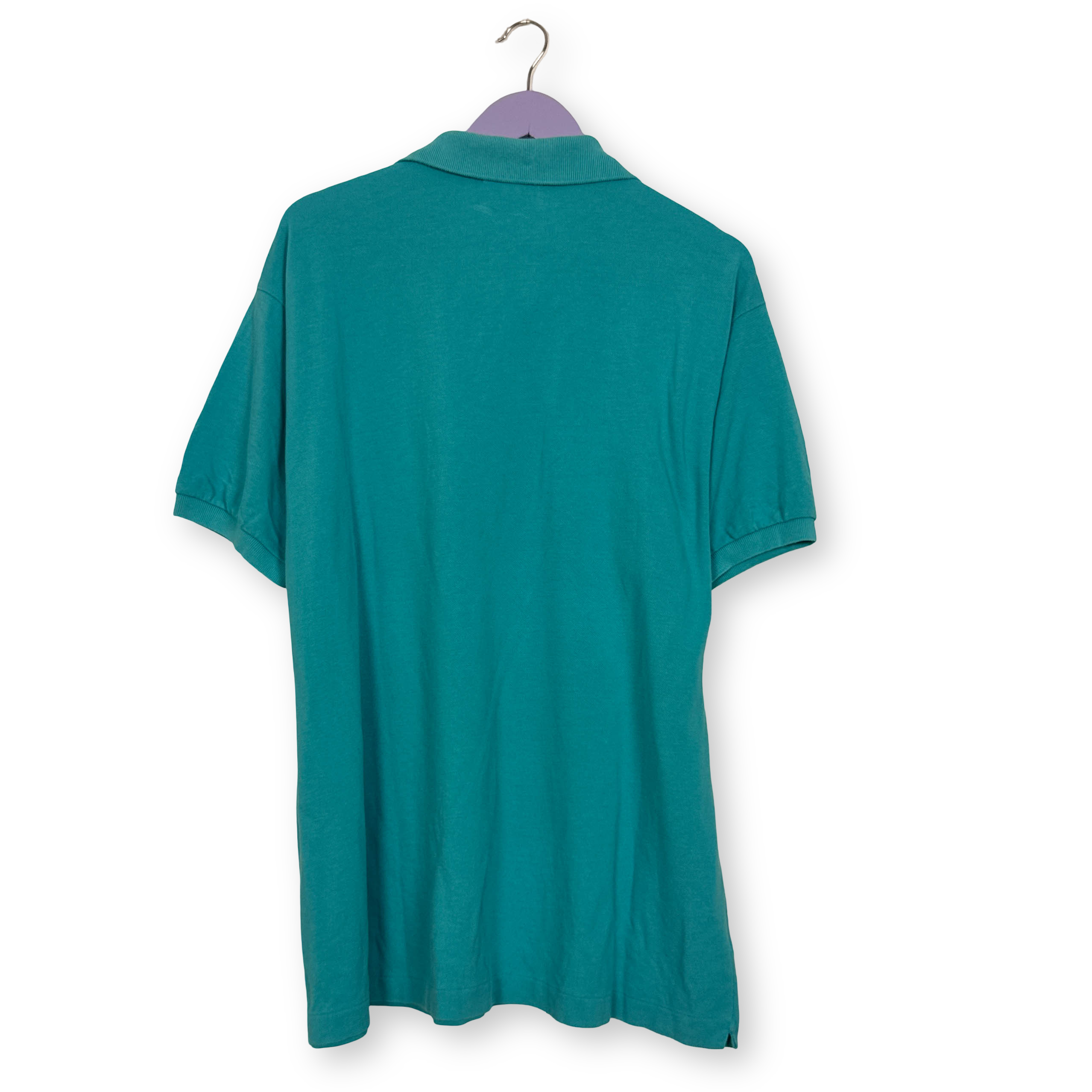 Polo Lacoste azzurra a tinta unita in cotone - Taglia 4XL uomo
