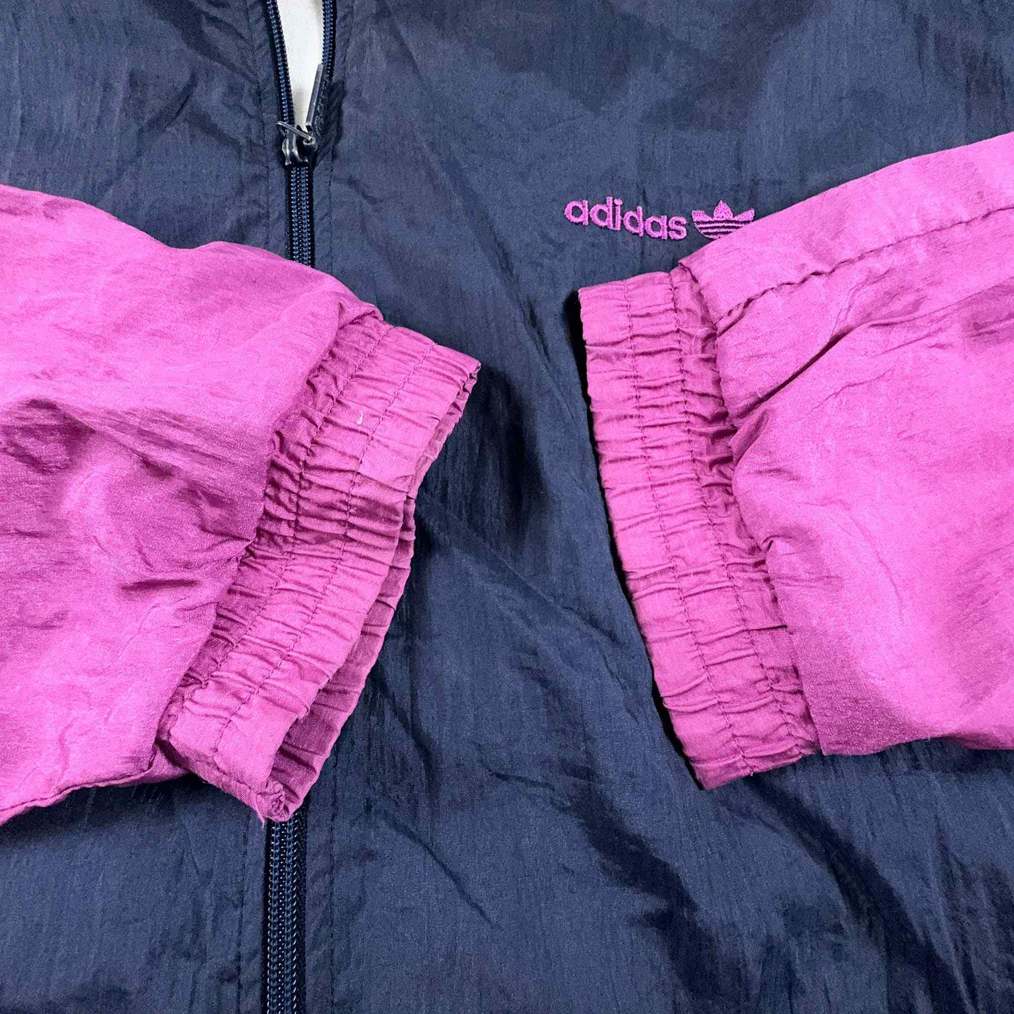 Adidas Vintage 90's Windbreaker Jacket Purple & Pink - Men's Size XL