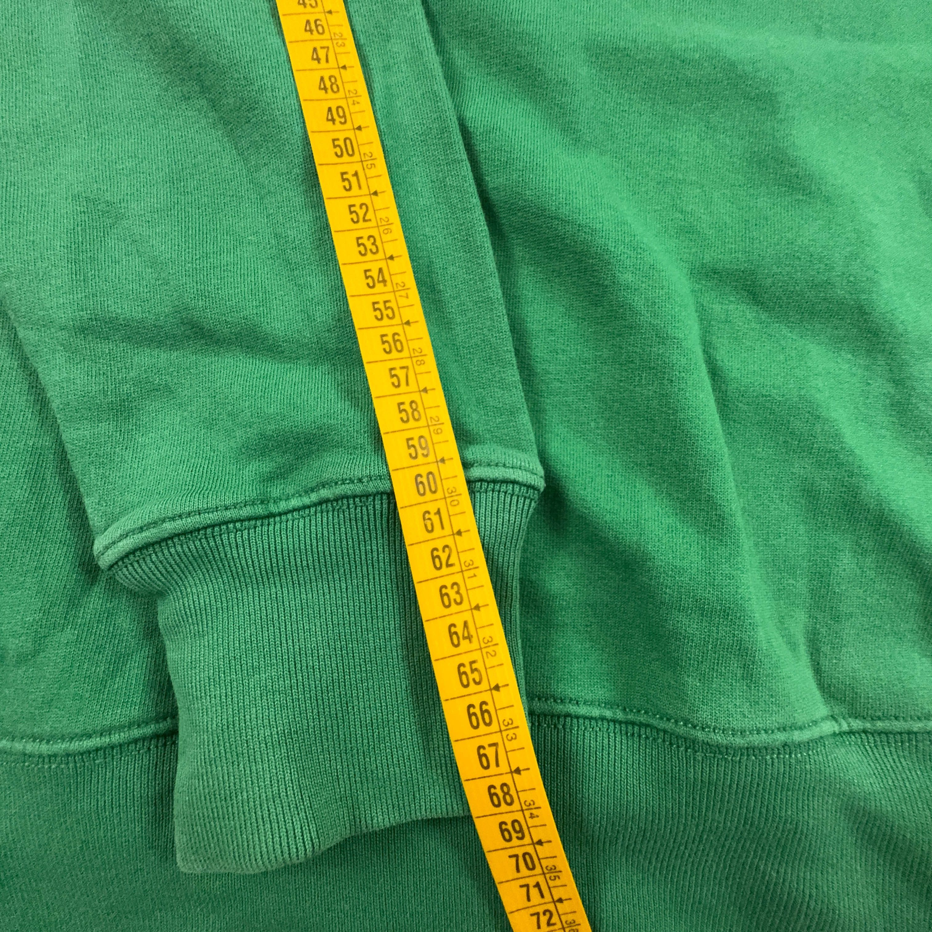 Felpa Napapijri verde a girocollo con logo stampato - Taglia XL uomo