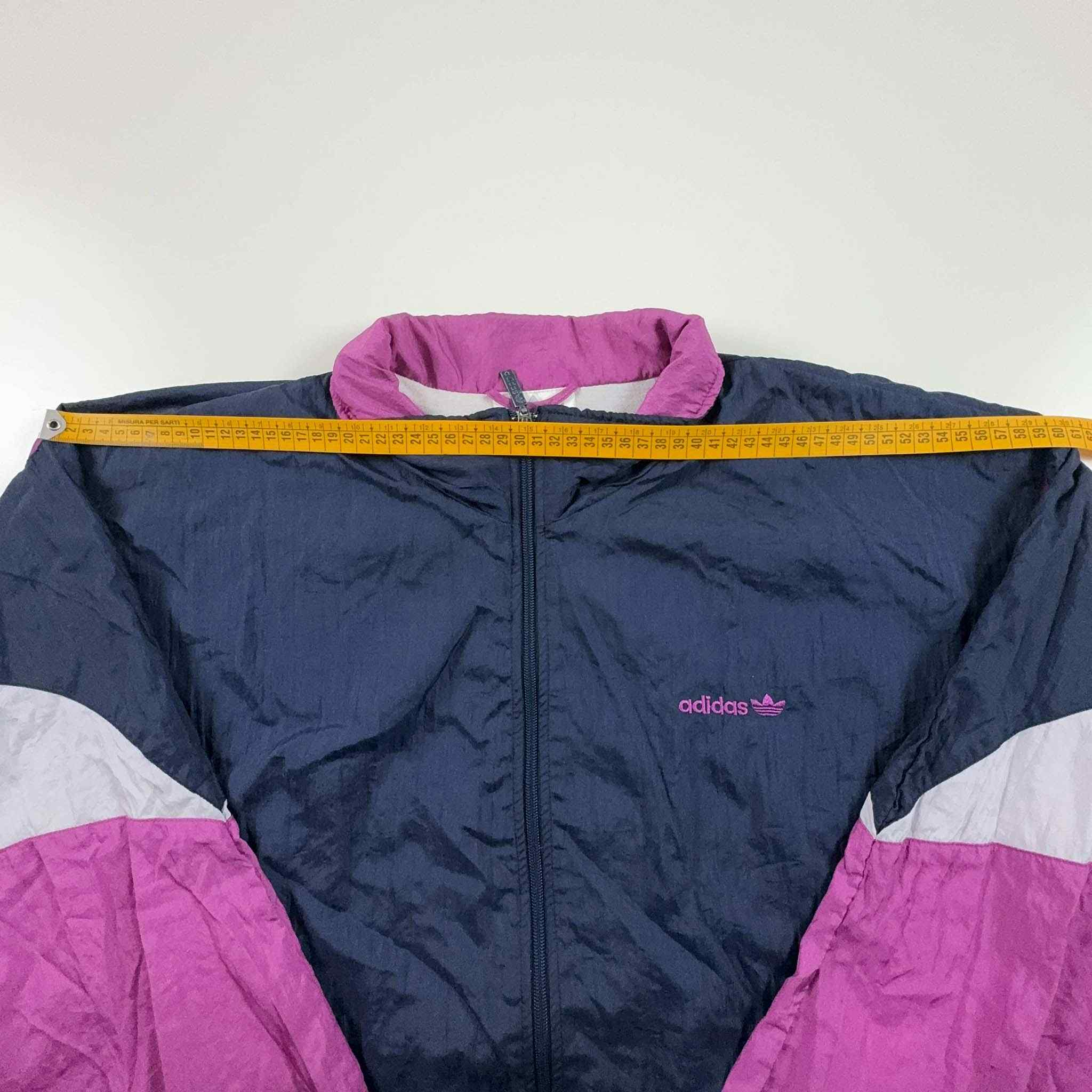 Adidas Vintage 90's Windbreaker Jacket Purple & Pink - Men's Size XL