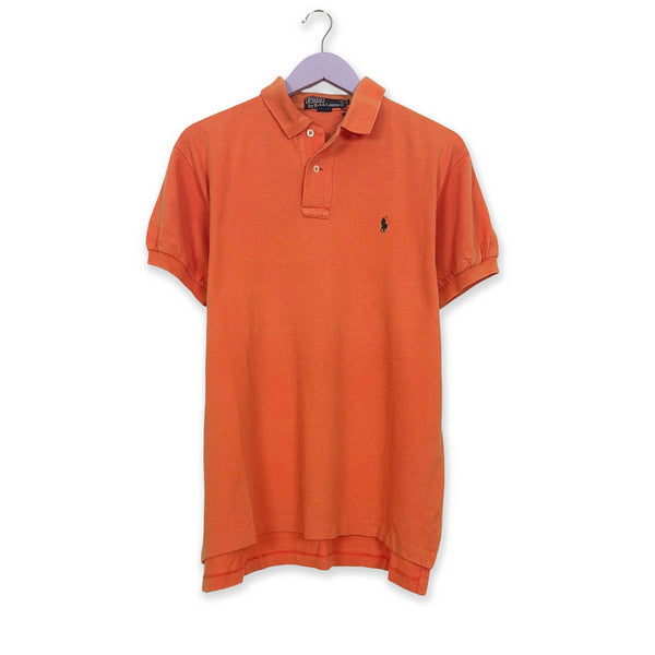 Polo Ralph Lauren arancione scura a tinta unita - Taglia L/XL uomo