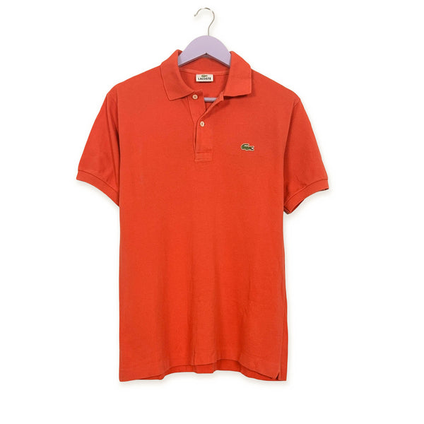 Polo Lacoste arancione a tinta unita - Taglia M/L uomo