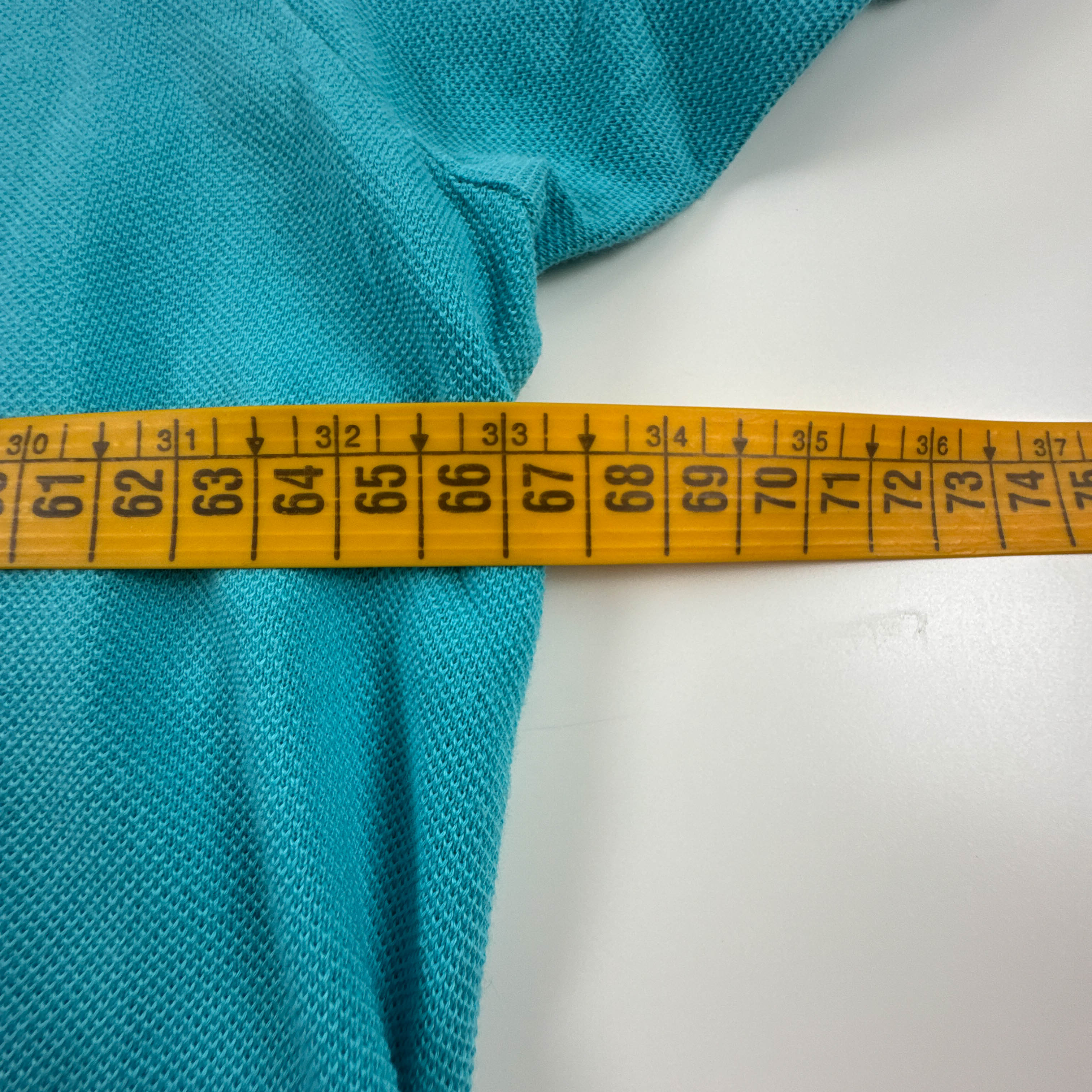 Polo Lacoste azzurra a tinta unita in cotone - Taglia 4XL uomo