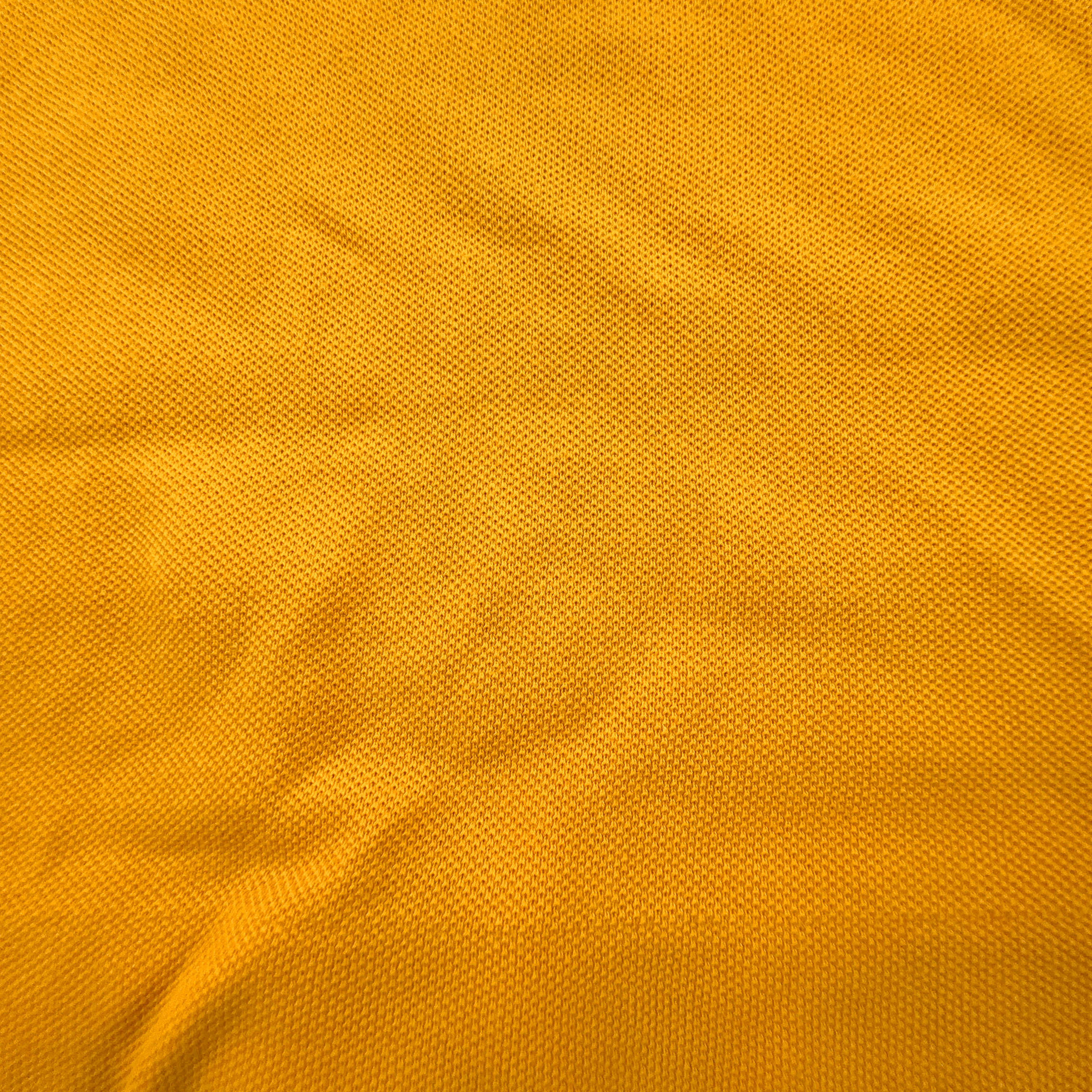 Polo Lacoste gialla scura a tinta unita - Taglia L/XL uomo