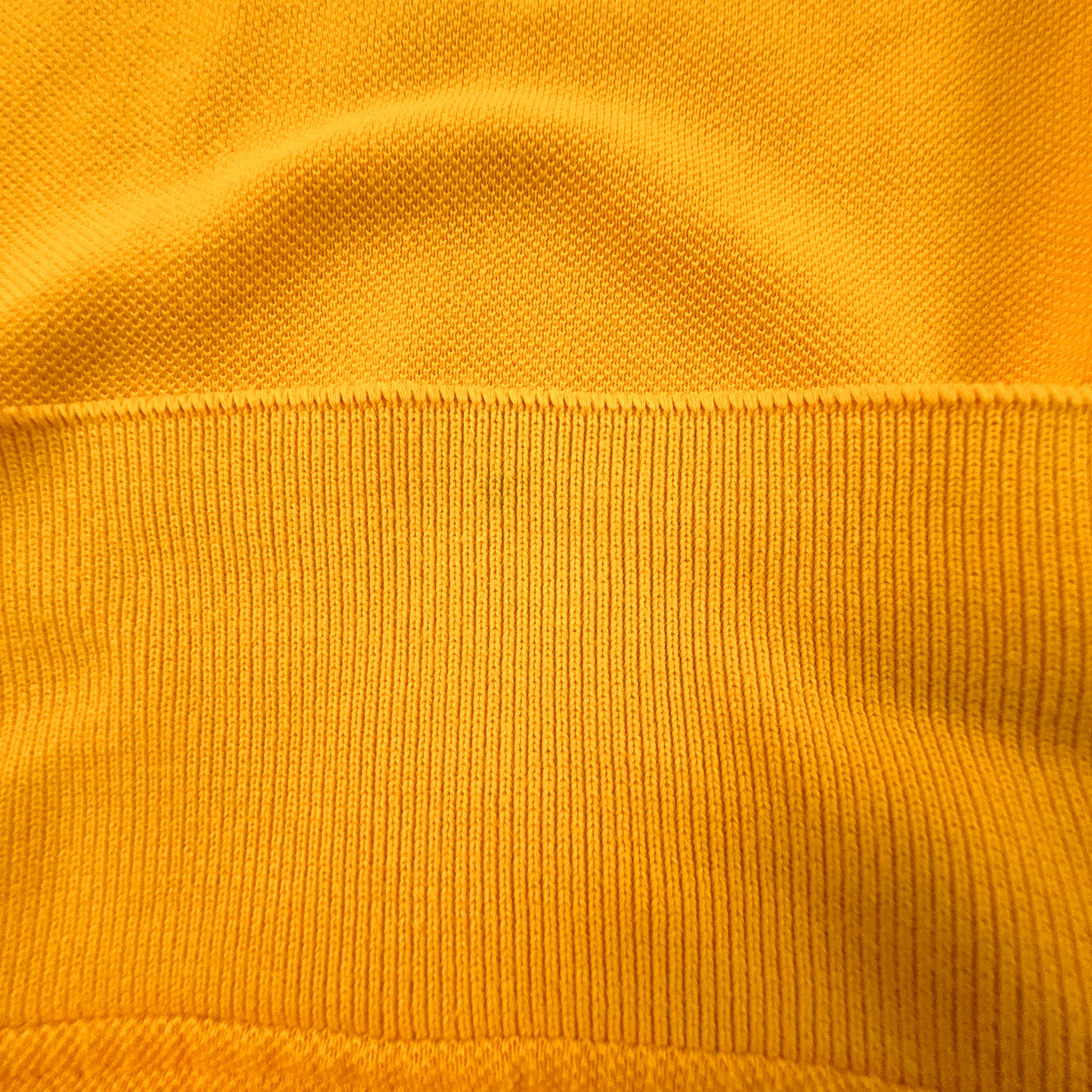 Polo Lacoste gialla scura a tinta unita - Taglia L/XL uomo