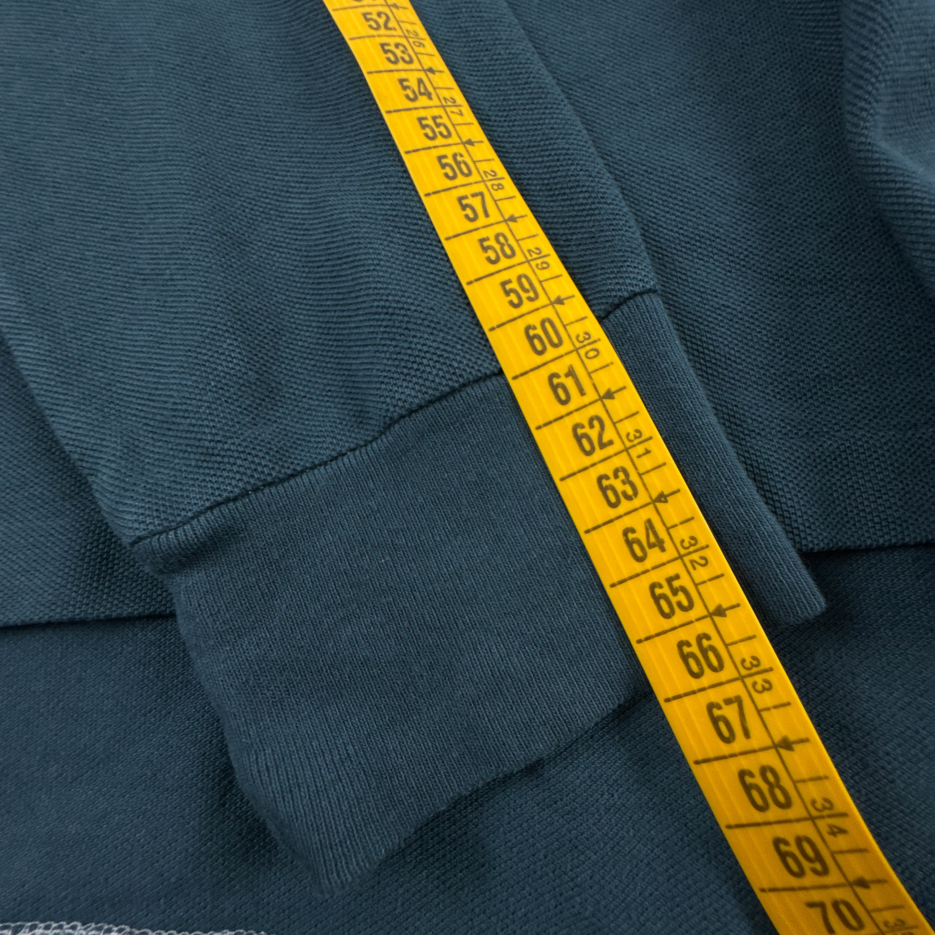 Polo Ralph Lauren blu scura a tinta unita in cotone - Taglia M uomo