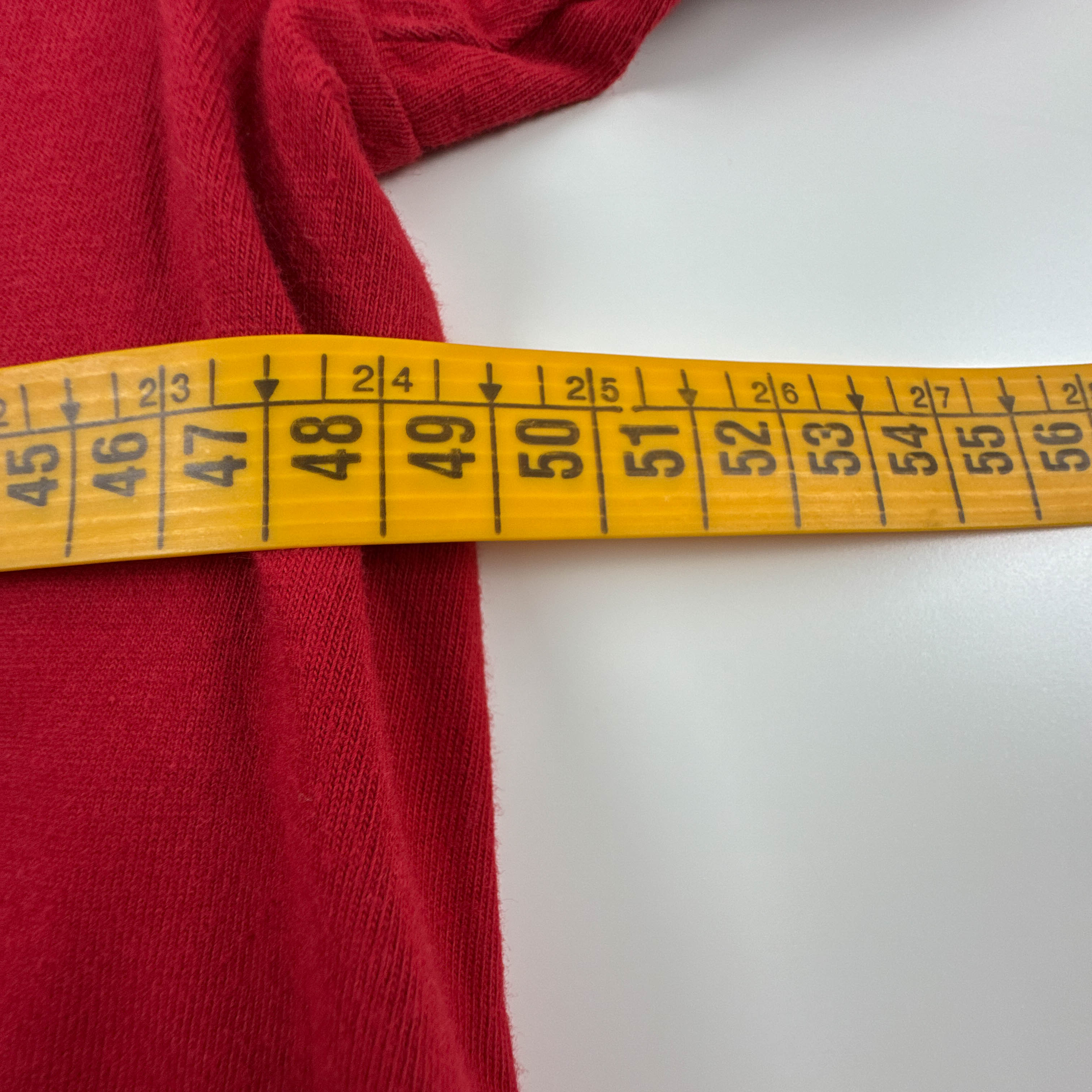 T shirt Nike Vintage rossa con stampa a girocollo in cotone anni 00 - Taglia M uomo