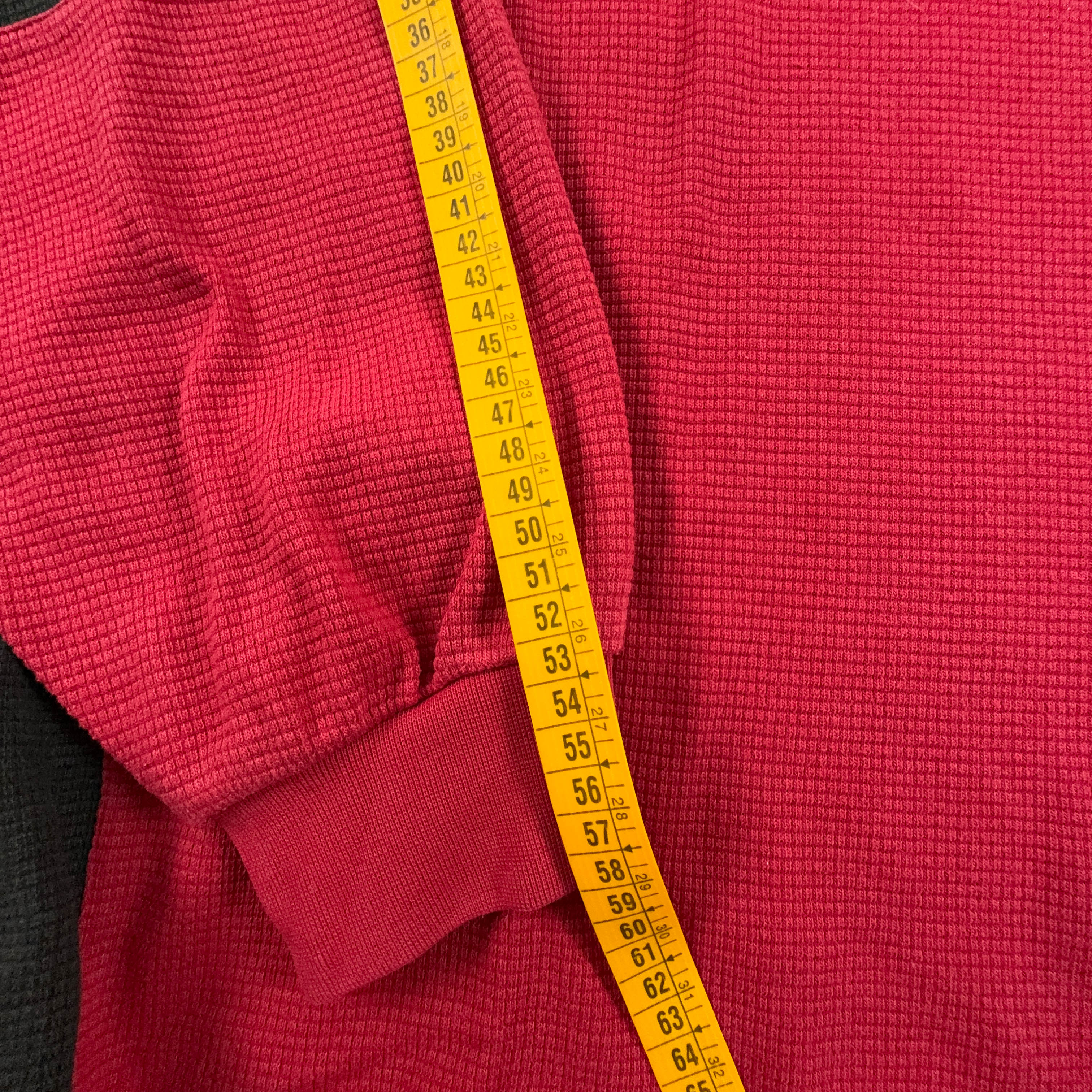 Felpa Adidas Vintage rossa a girocollo con stampa sul retro anni 90 - Taglia F180 D6 uomo