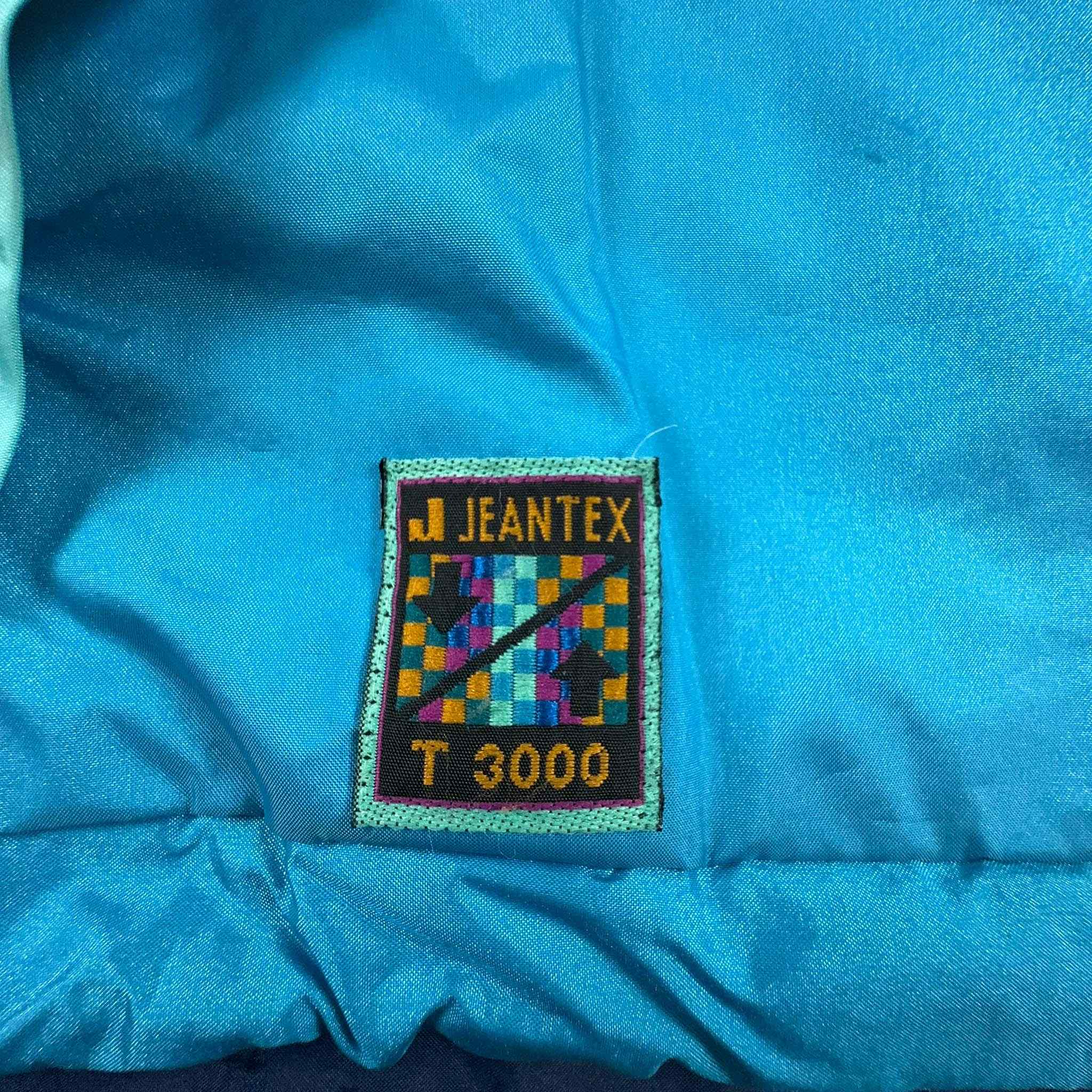 Jeantex Blue Vintage Patch Windbreaker Jacket - Size M/L Men