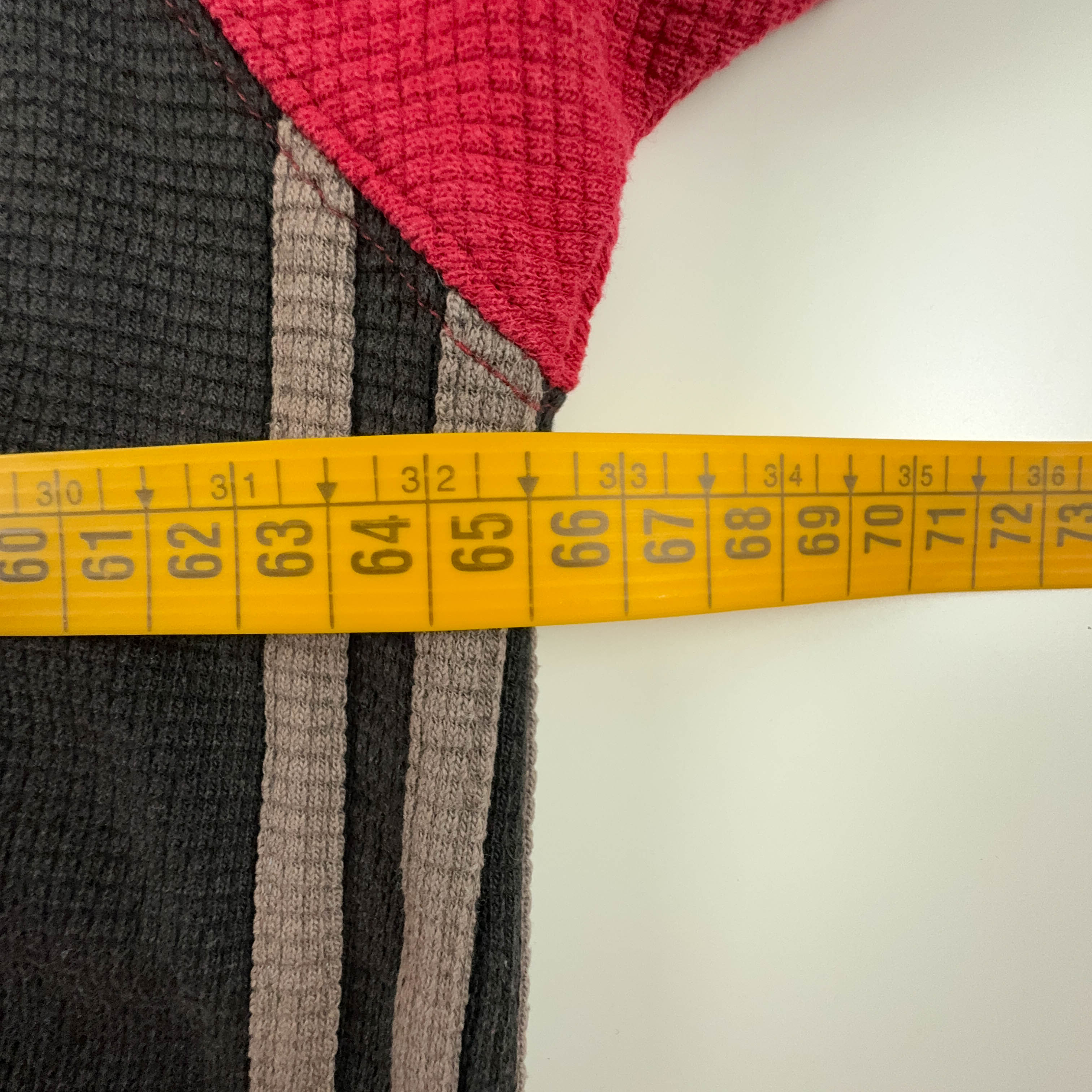 Felpa Adidas Vintage rossa a girocollo con stampa sul retro anni 90 - Taglia F180 D6 uomo