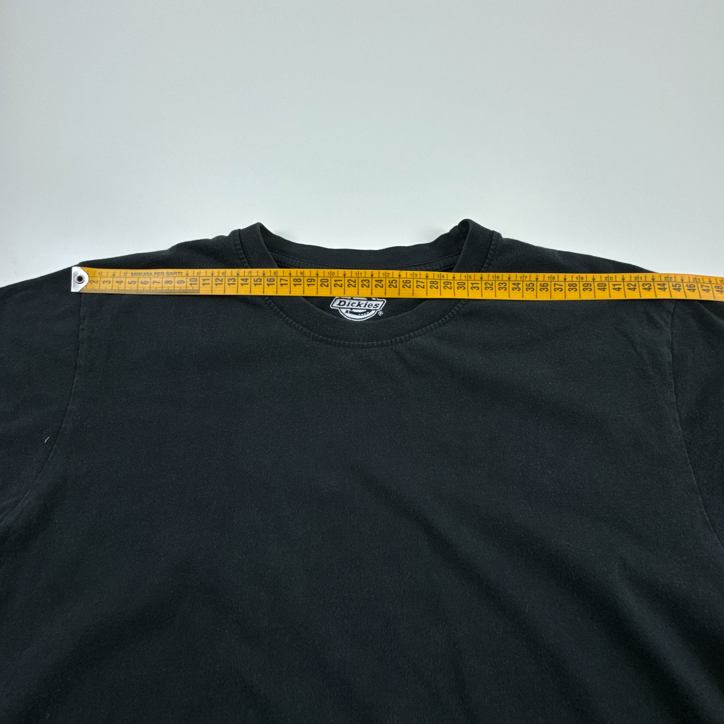 T shirt Dickies nera a girocollo in cotone - Taglia M uomo