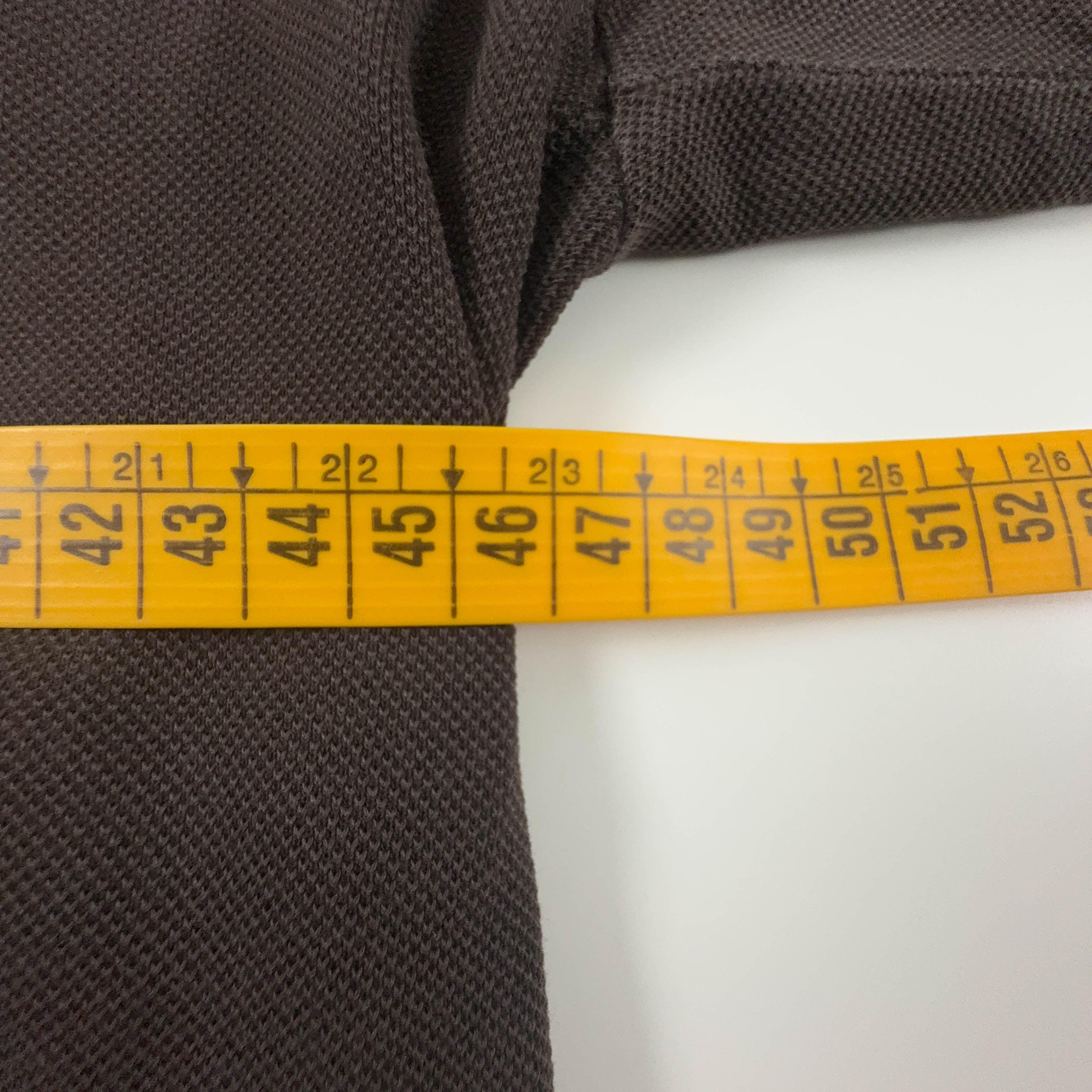 Polo Lacoste marrone scuro a tinta unita - Taglia 3 uomo