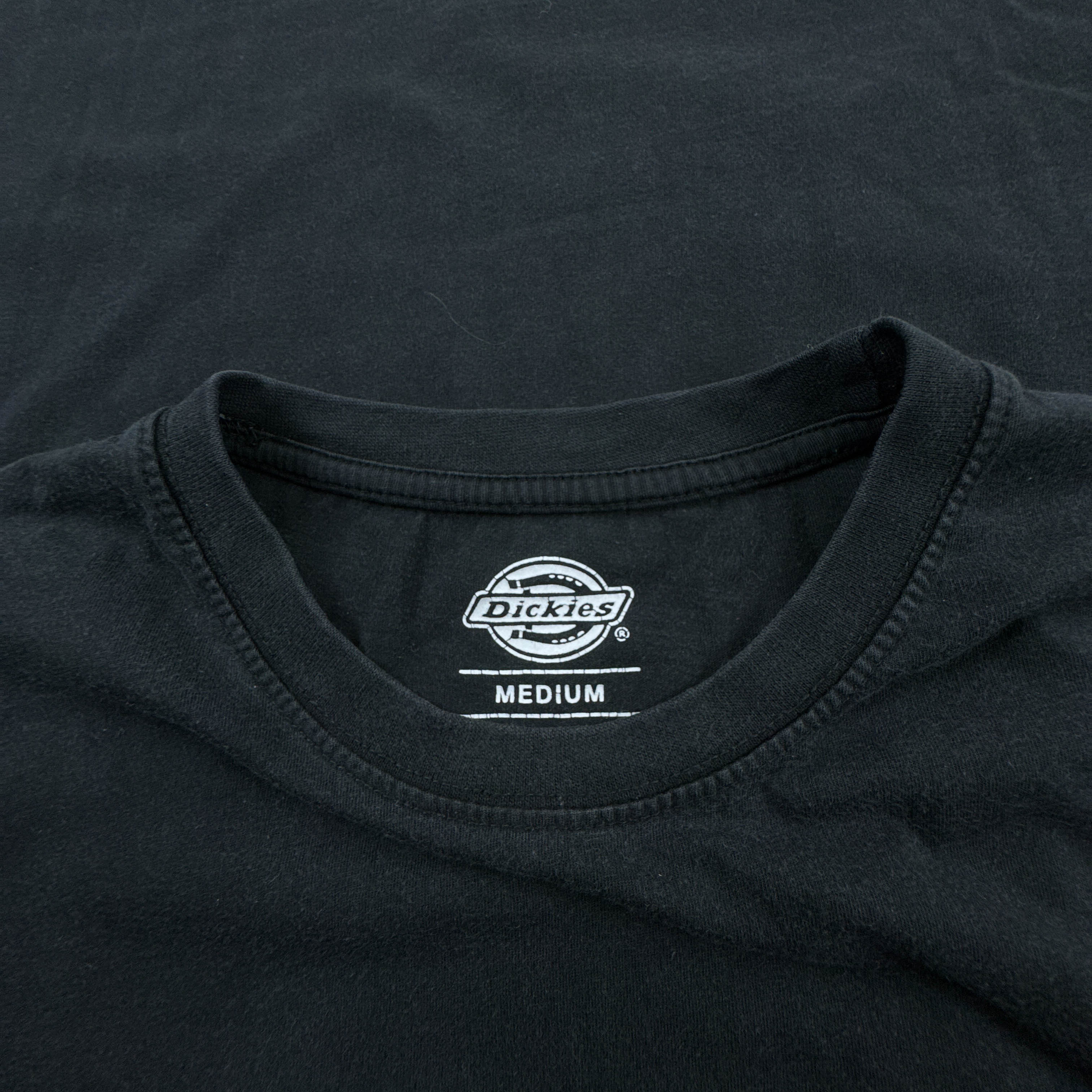 T shirt Dickies nera a girocollo in cotone - Taglia M uomo