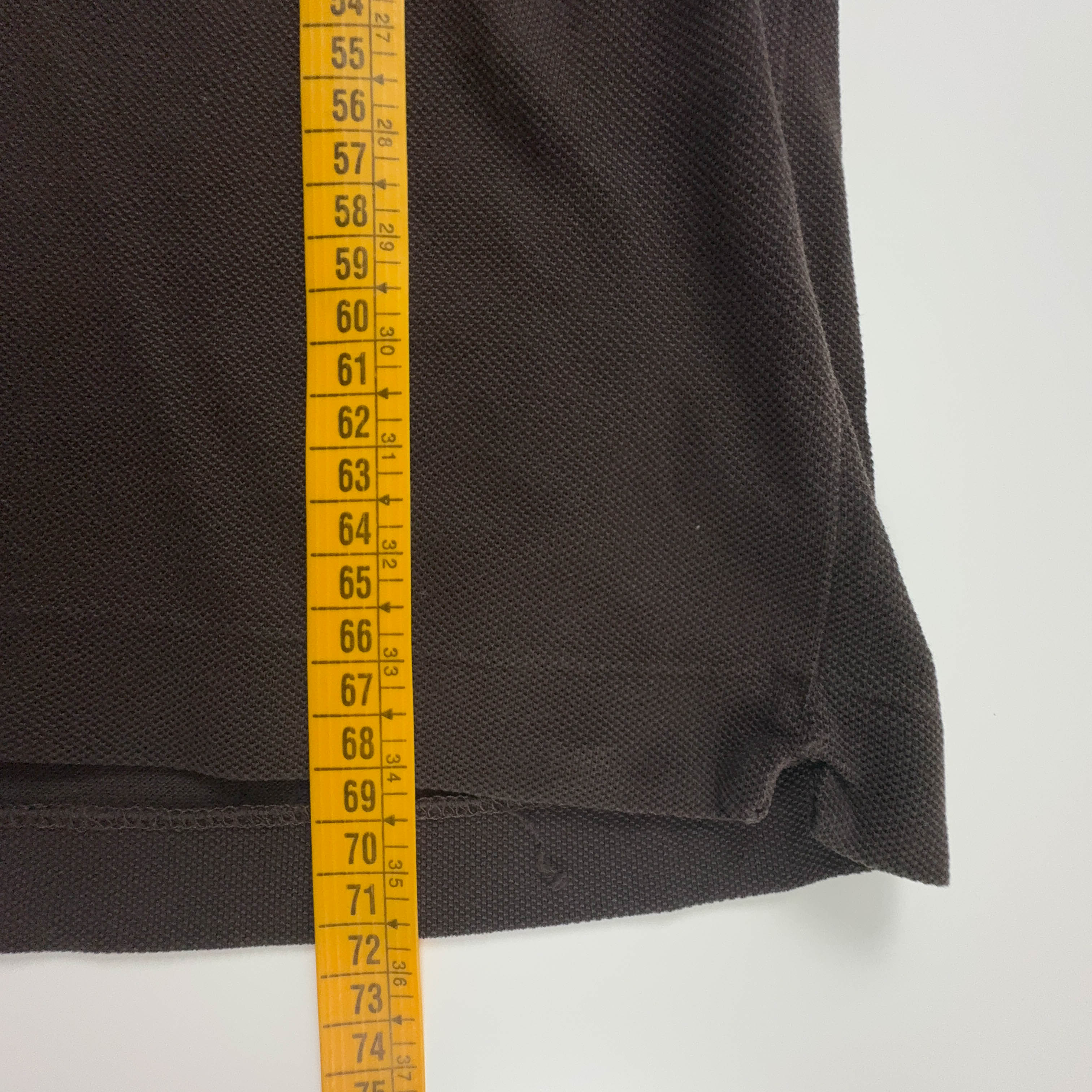 Polo Lacoste marrone scuro a tinta unita - Taglia 3 uomo