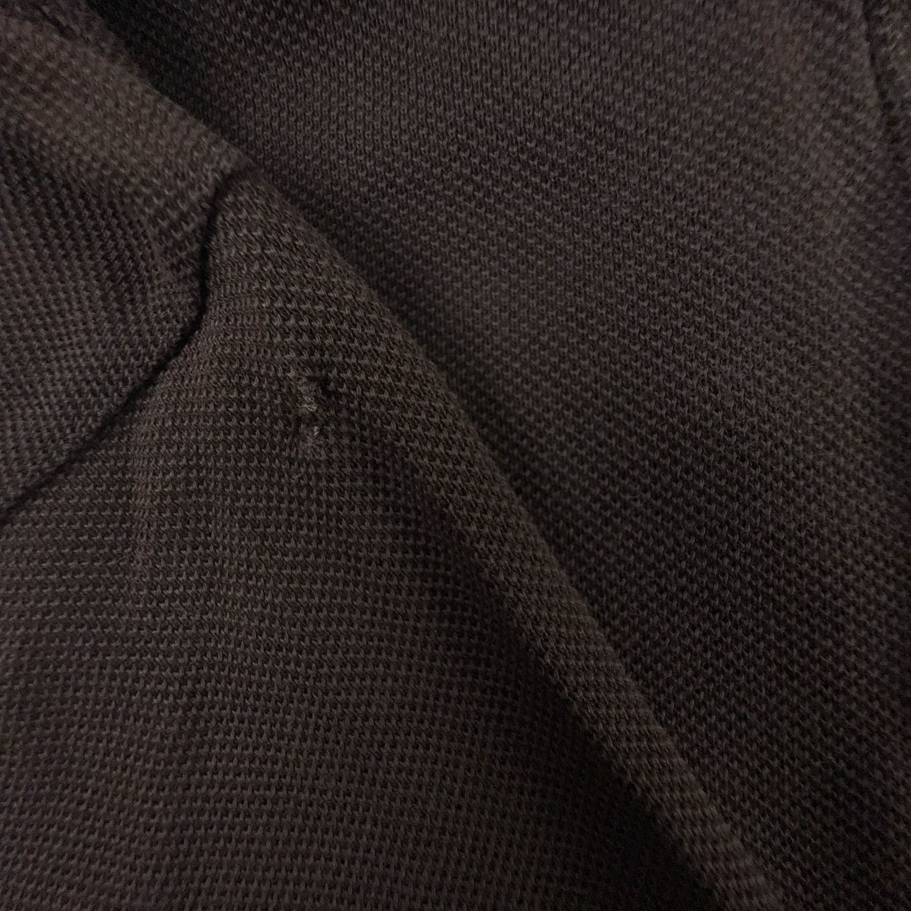 Polo Lacoste marrone scuro a tinta unita - Taglia 3 uomo