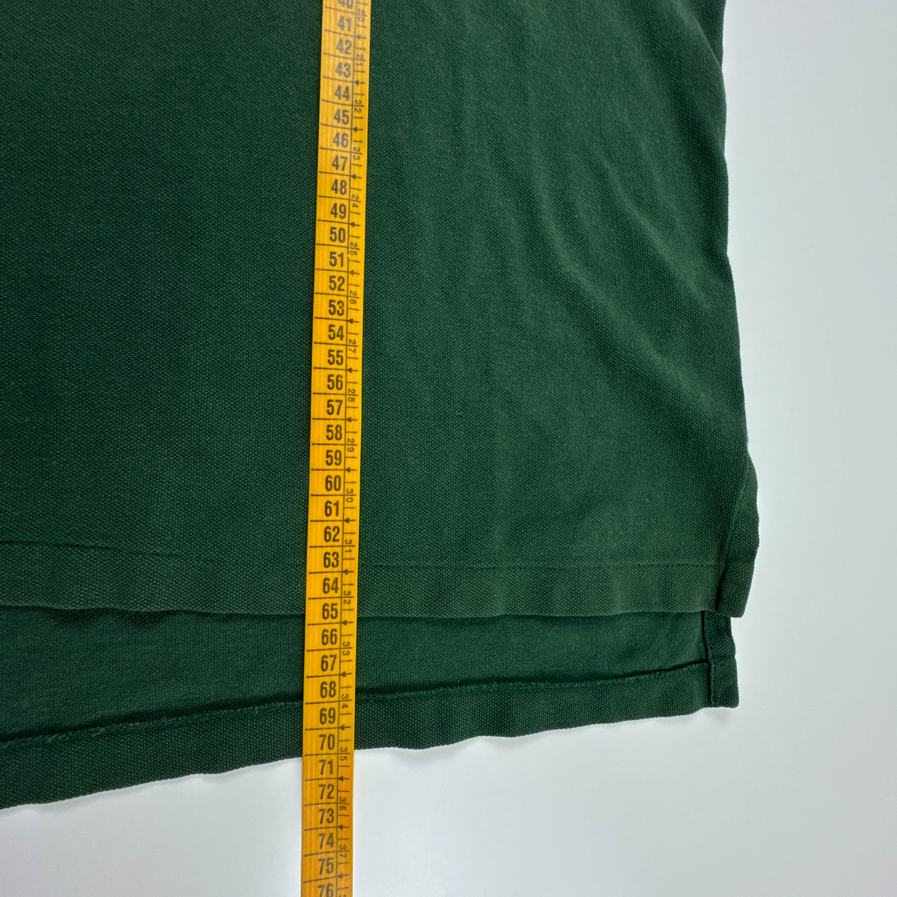 Polo Ralph Lauren verde a tinta unita in cotone - Taglia L uomo