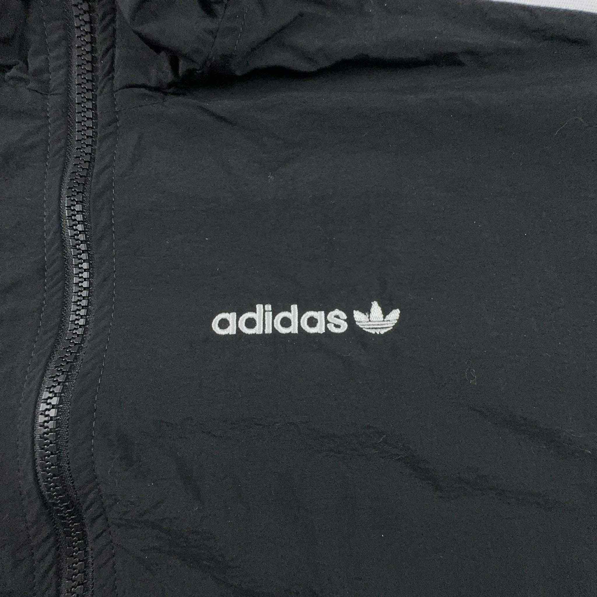 Adidas Windbreaker Jacket Black - Size XS Men