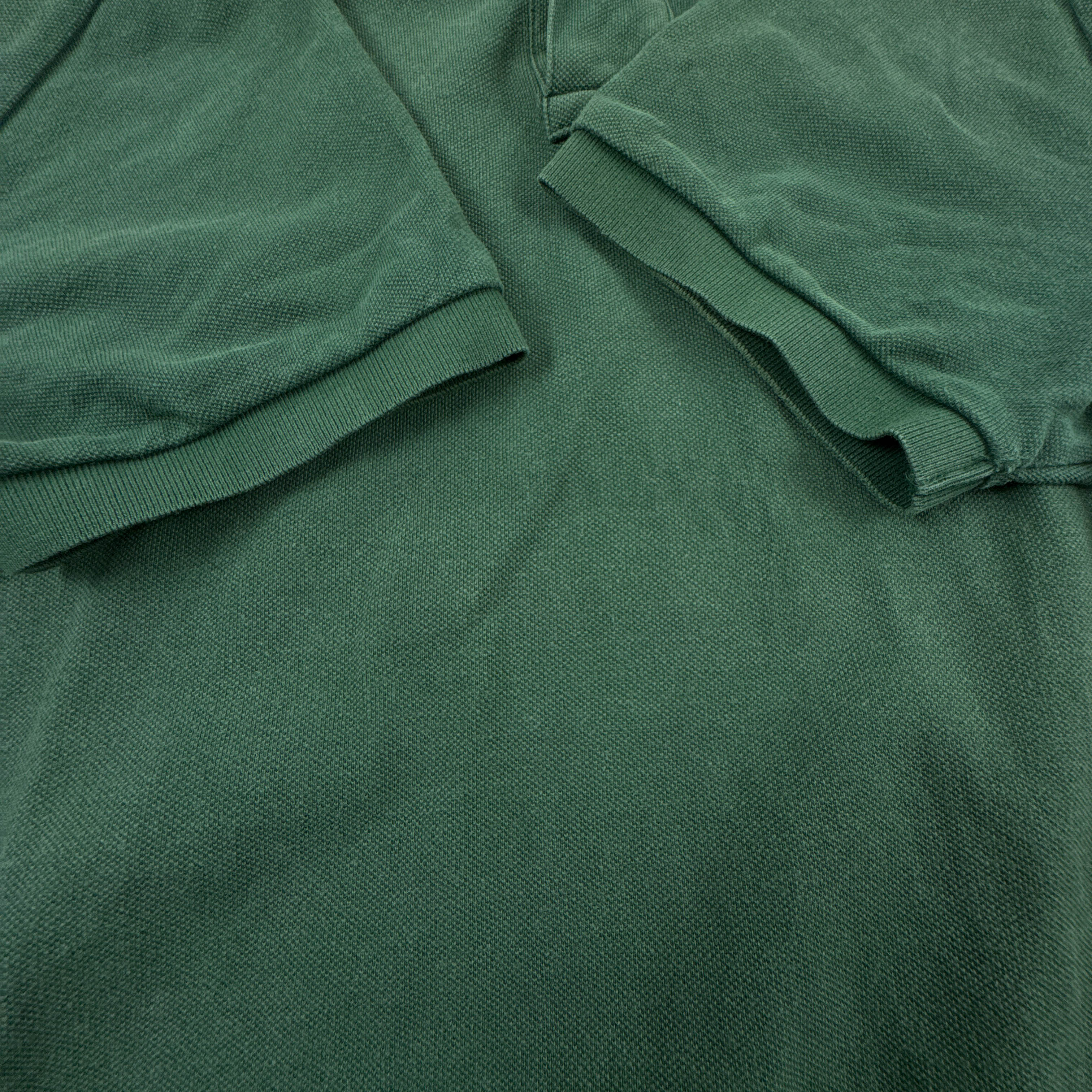 Polo Ralph Lauren verde a tinta unita in cotone - Taglia L uomo