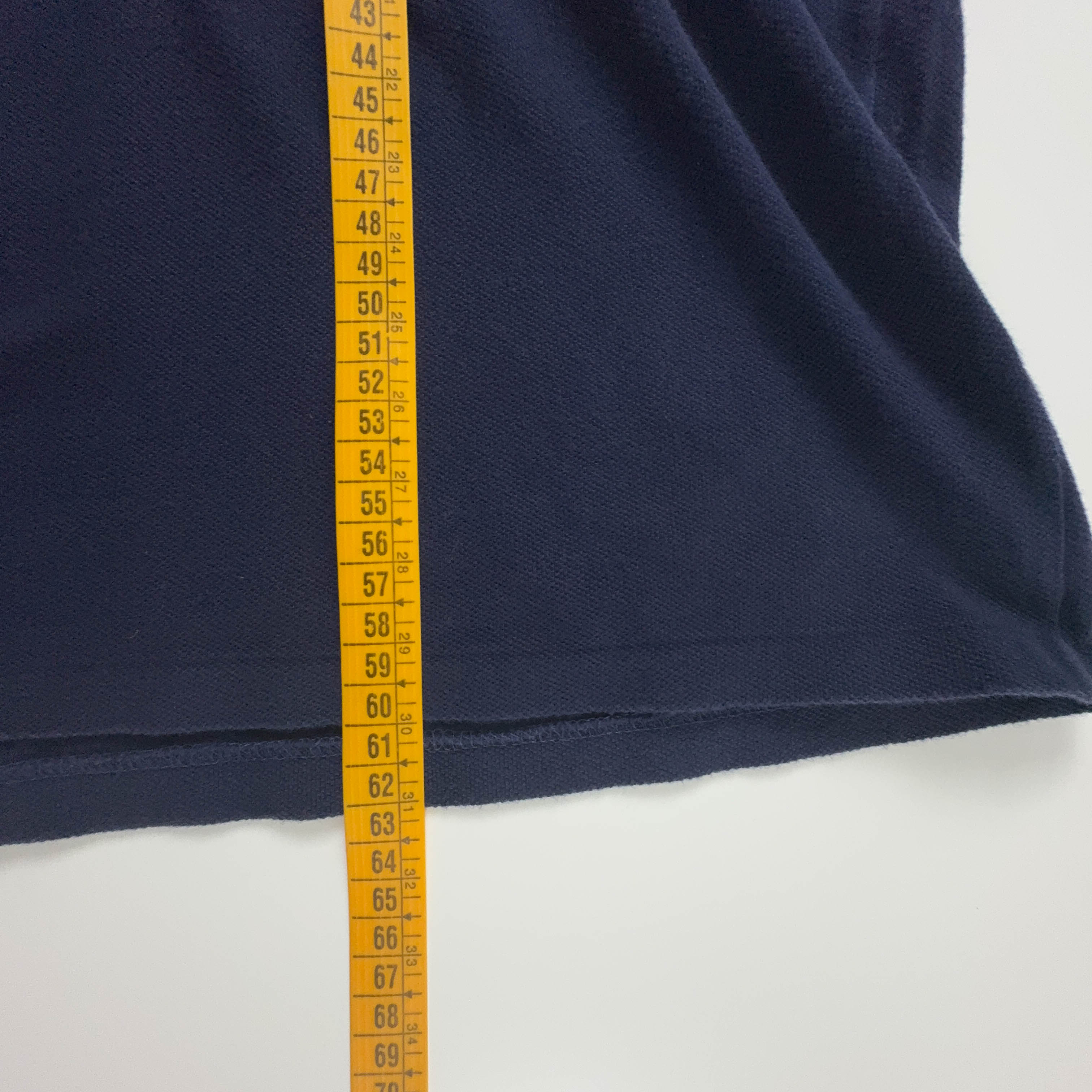 Polo Lacoste blu scuro a tinta unita in cotone - Taglia S/M uomo
