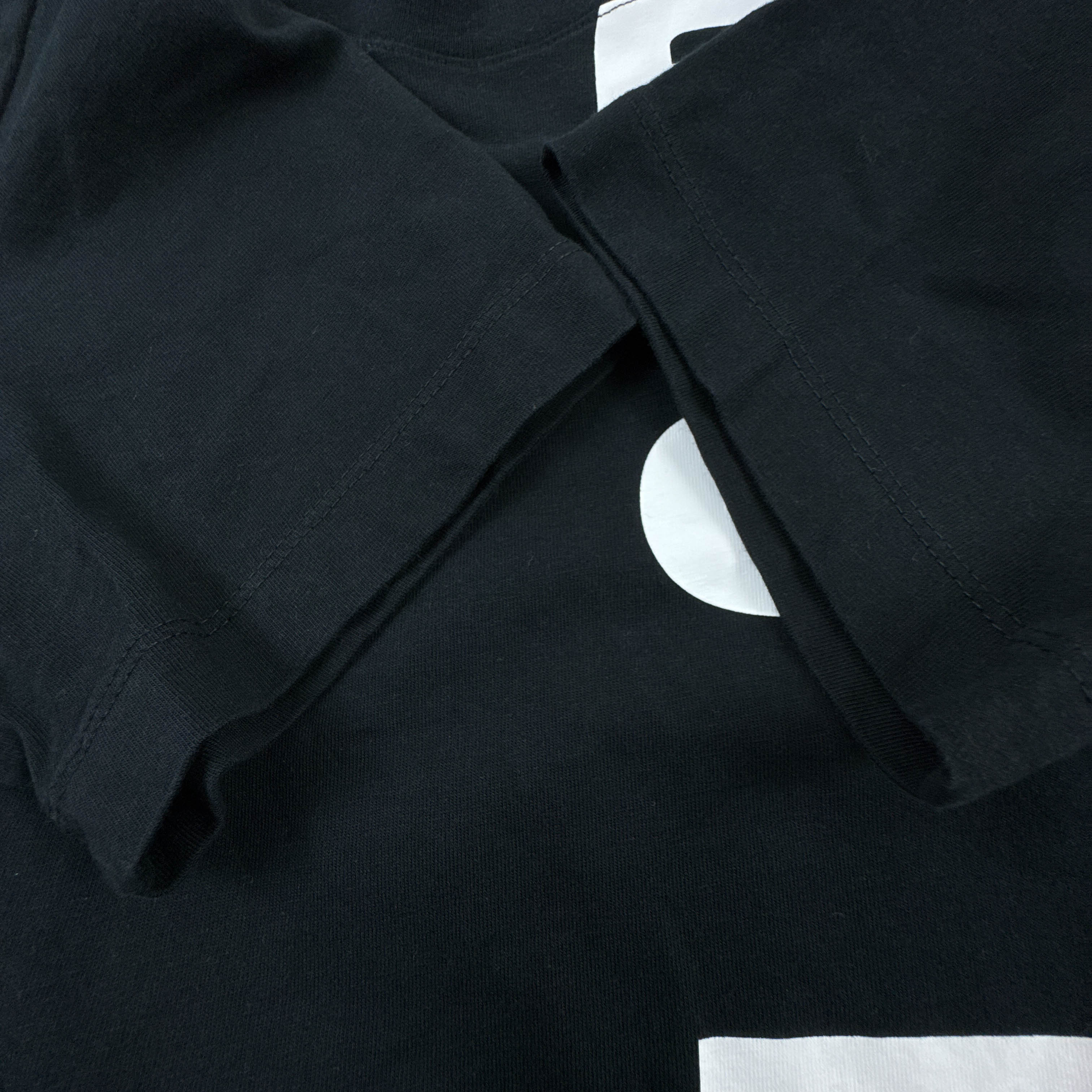 T shirt Air Jordan nera a girocollo in cotone - Taglia XS uomo
