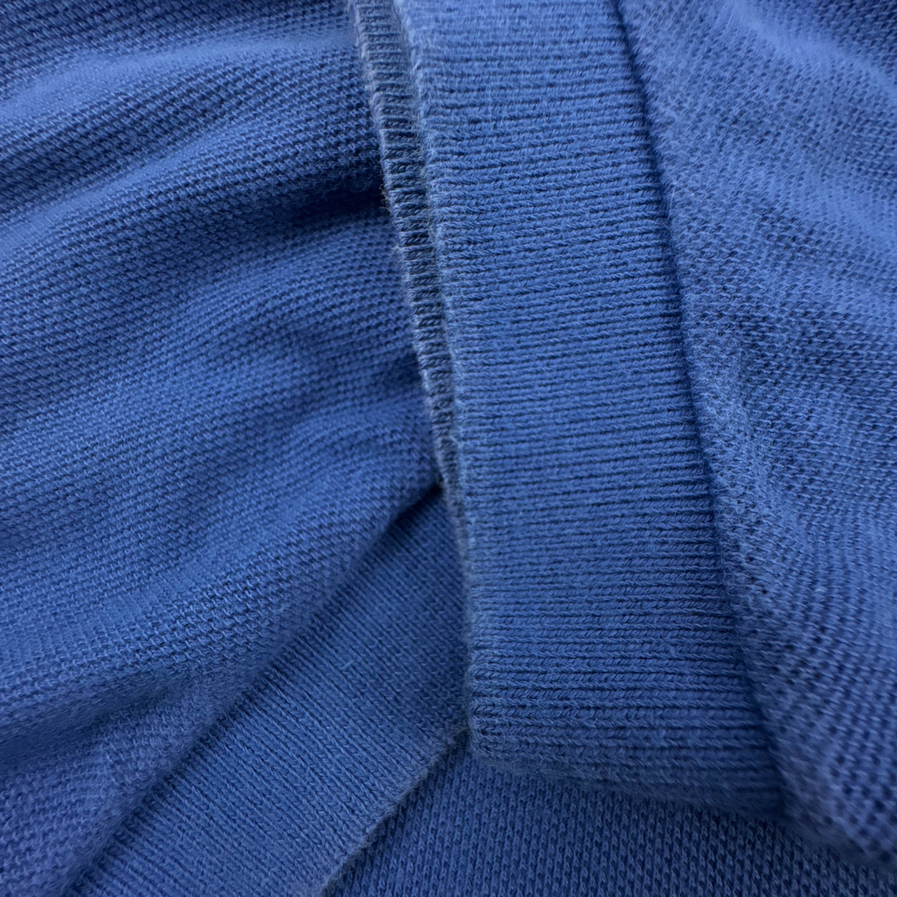 Polo Ralph Lauren blu a tinta unita in cotone - Taglia M/L uomo