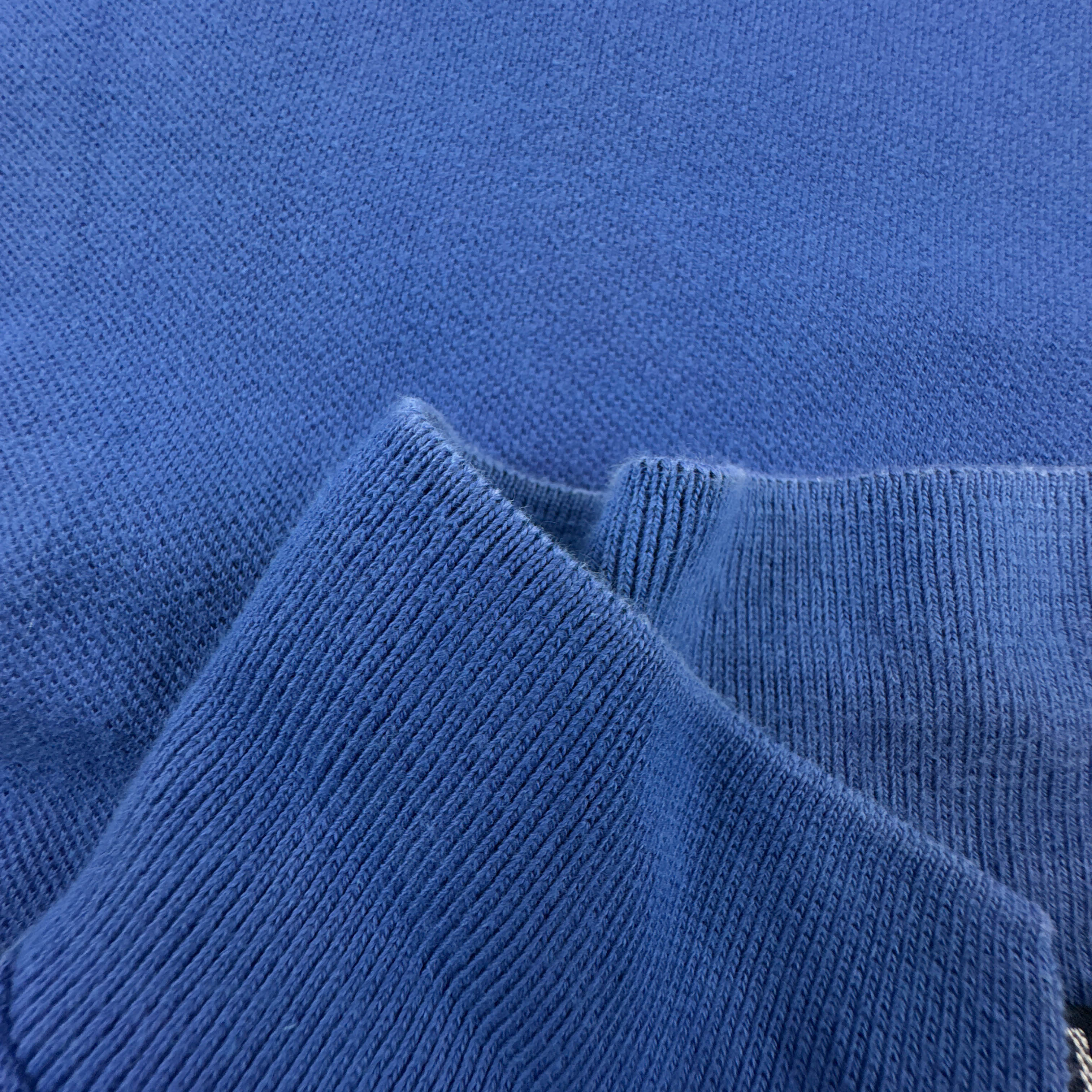 Polo Ralph Lauren blu a tinta unita in cotone - Taglia M/L uomo