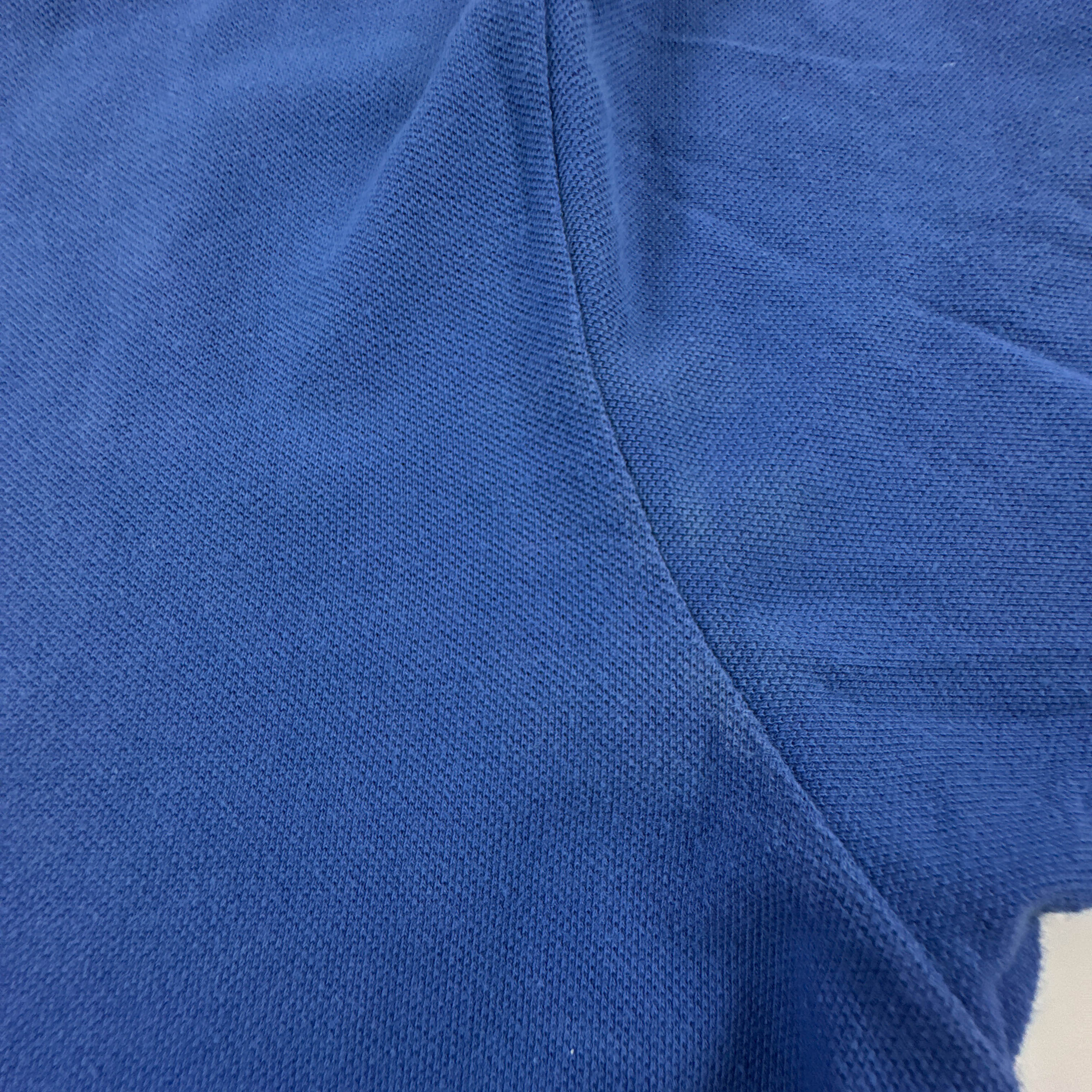 Polo Ralph Lauren blu a tinta unita in cotone - Taglia M/L uomo